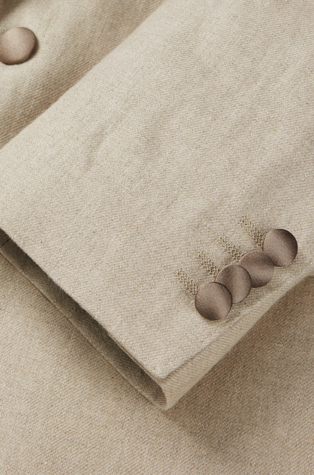 Hugo Boss Two-piece Linen Suit In Nude