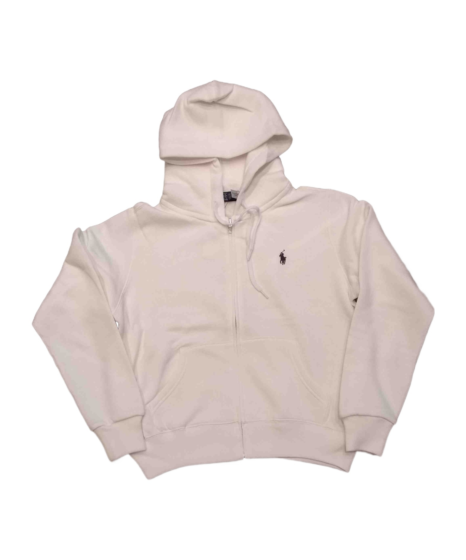 Polo Ralph Lauren Zip-up Drawstring Hoodie In Pink