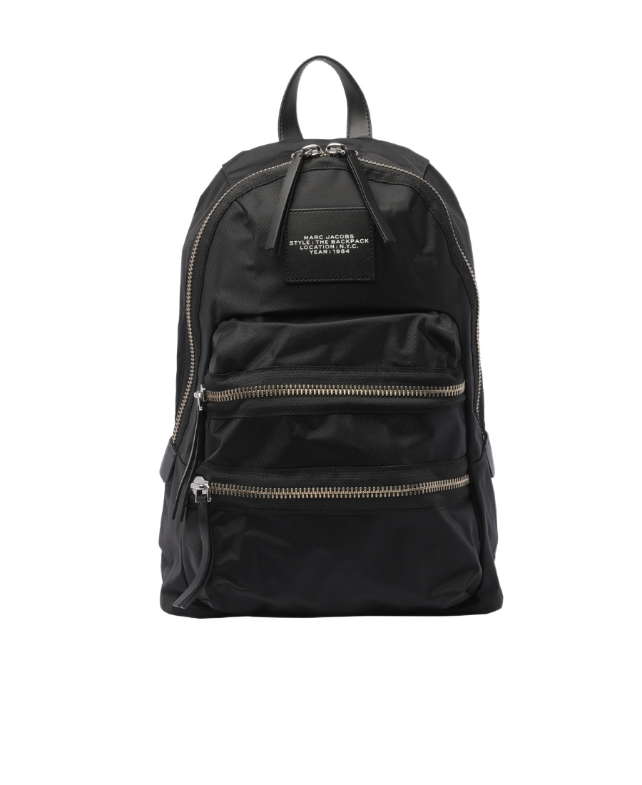 Marc Jacobs The Biker Nylon Medium Backpack Bags In Black