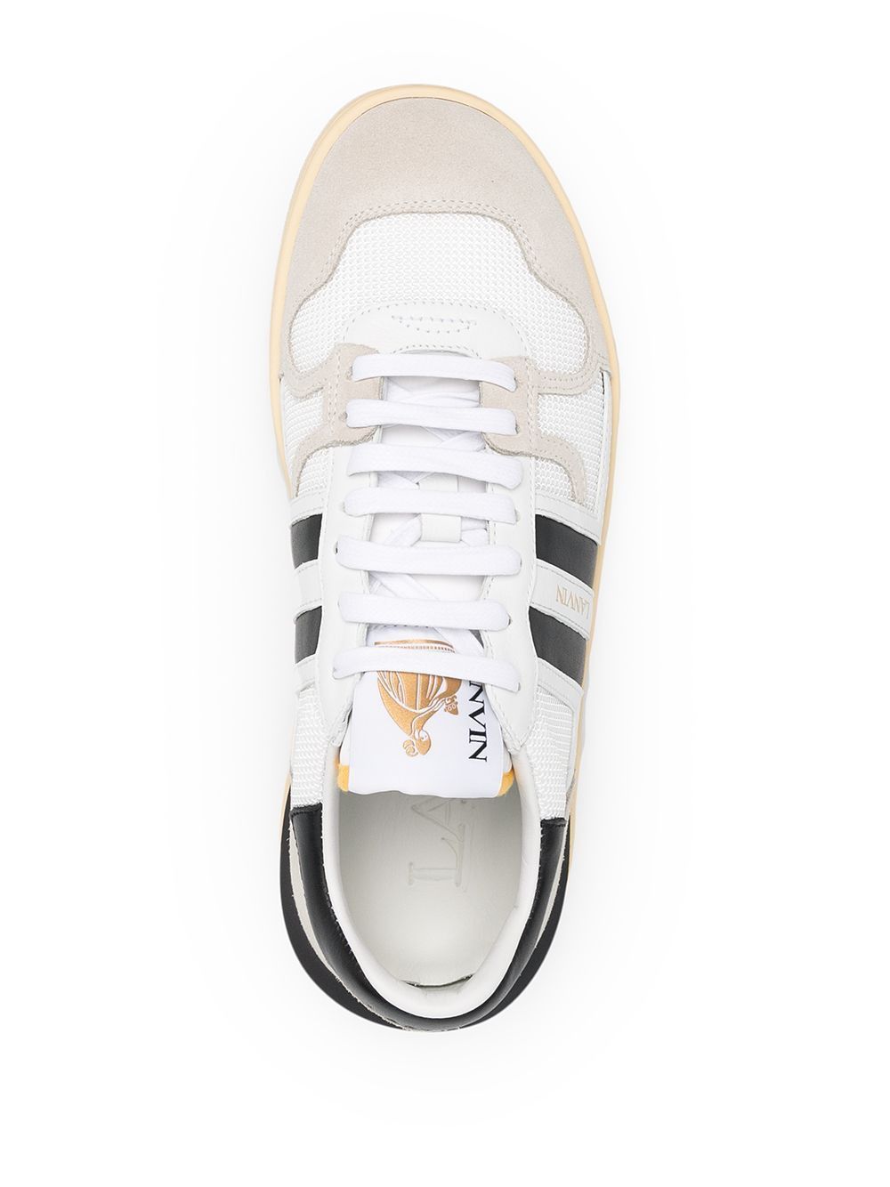 Lanvin Lace-up Low-top Casual Shoes In Multi