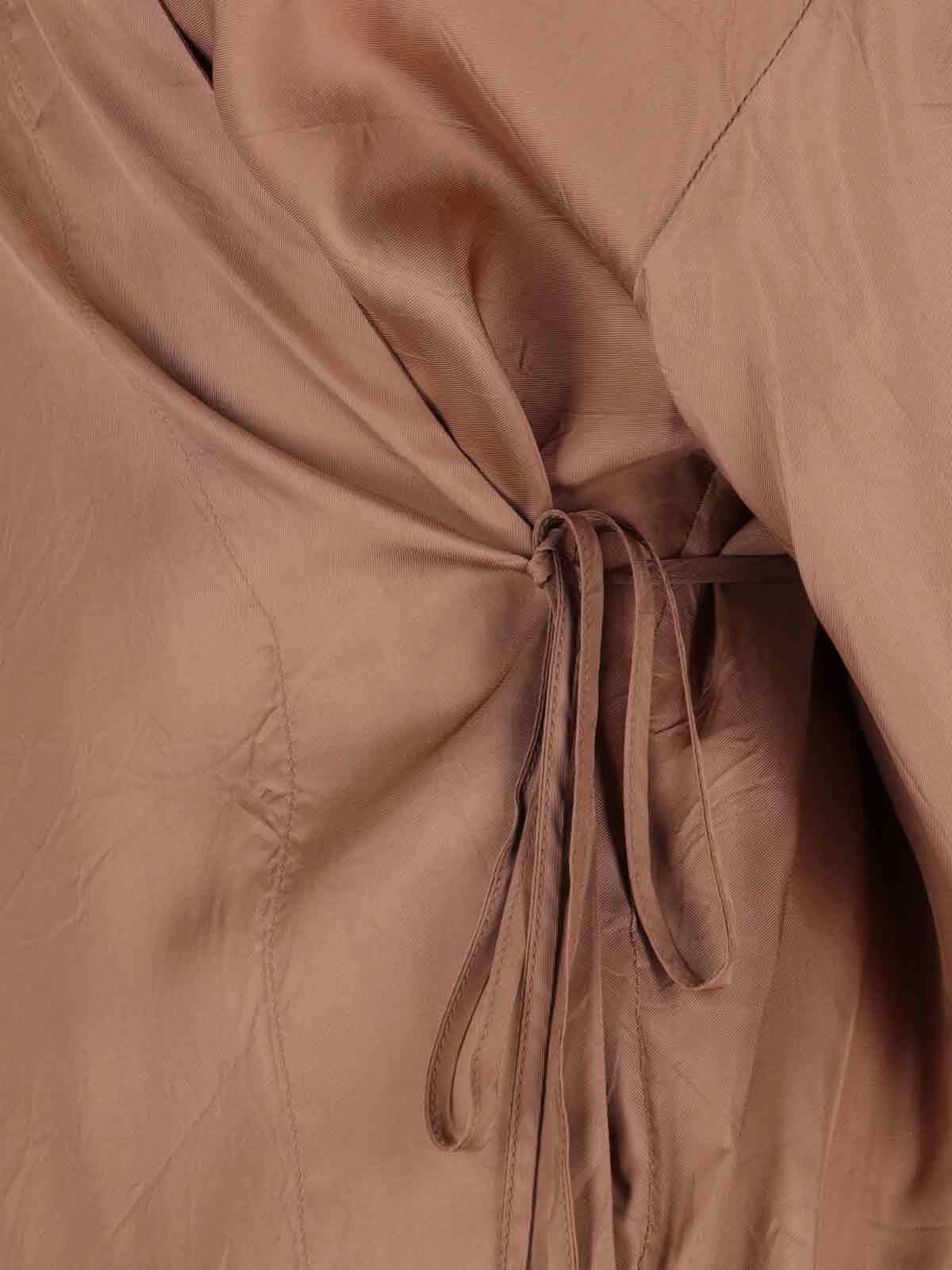 Dries Van Noten Asymmetrical Shirt In Brown