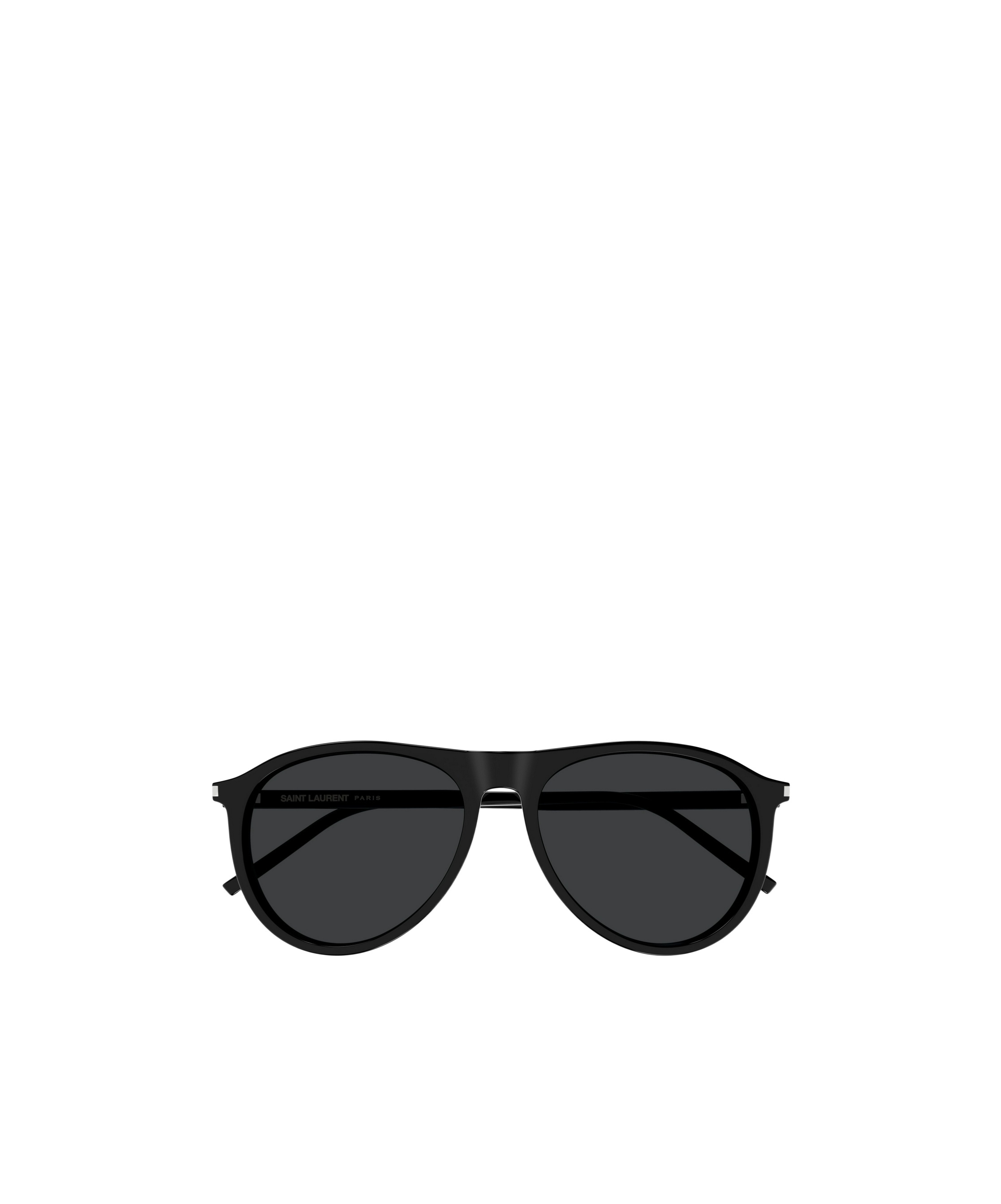 Saint Laurent Eyewear Aviator Sunglasses In Black