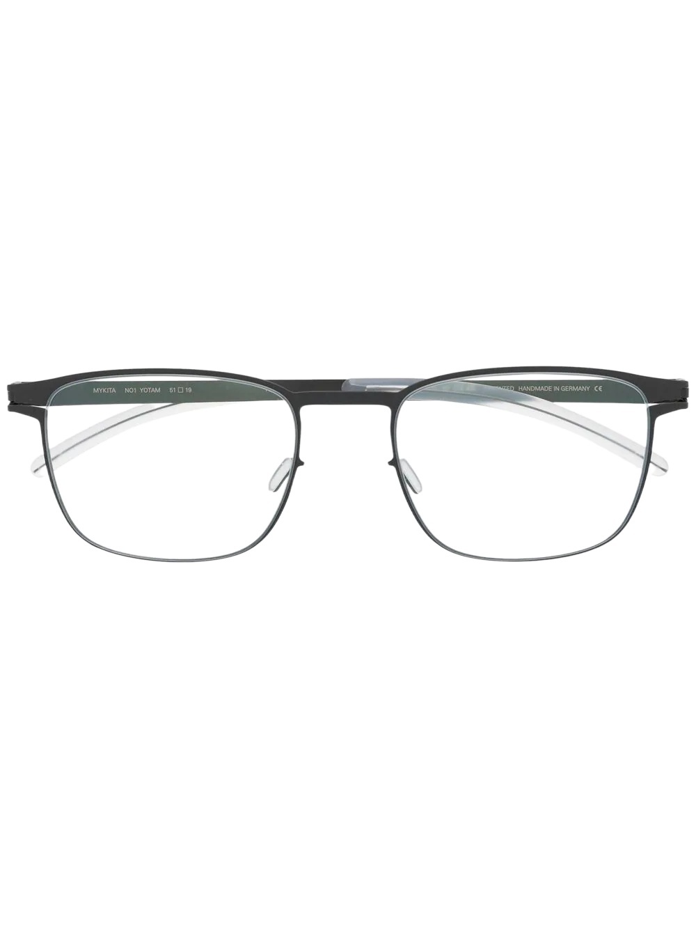 Mykita Matte-effect Square-frame Glasses In Gray
