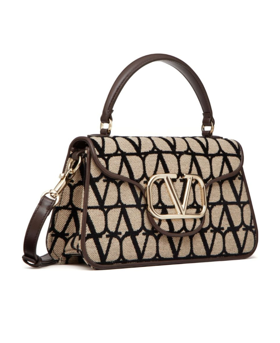 Valentino Toile Iconographe Vlogo Tote Bag In Black