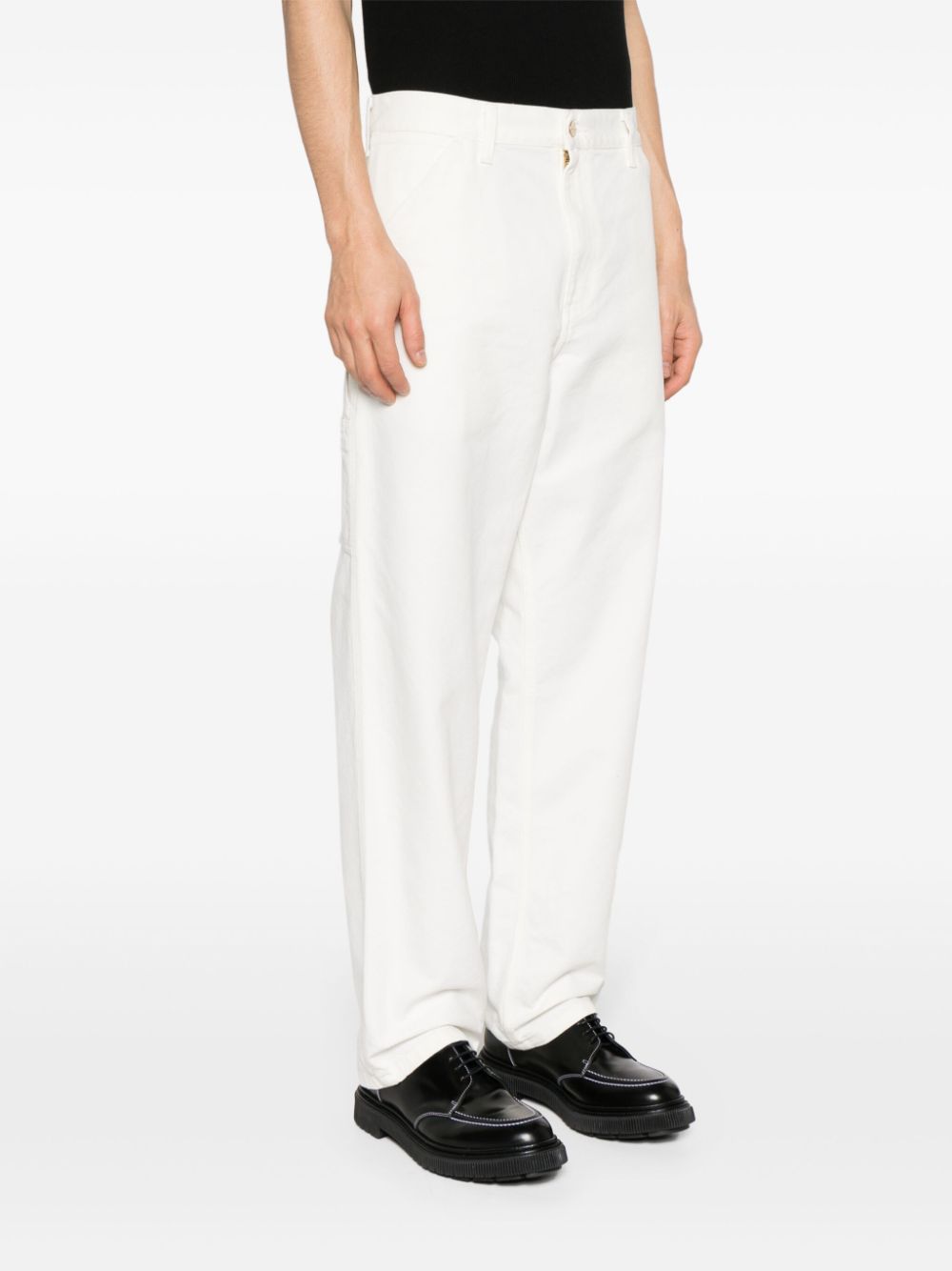 Carhartt Belt-loop Casual Pants In White