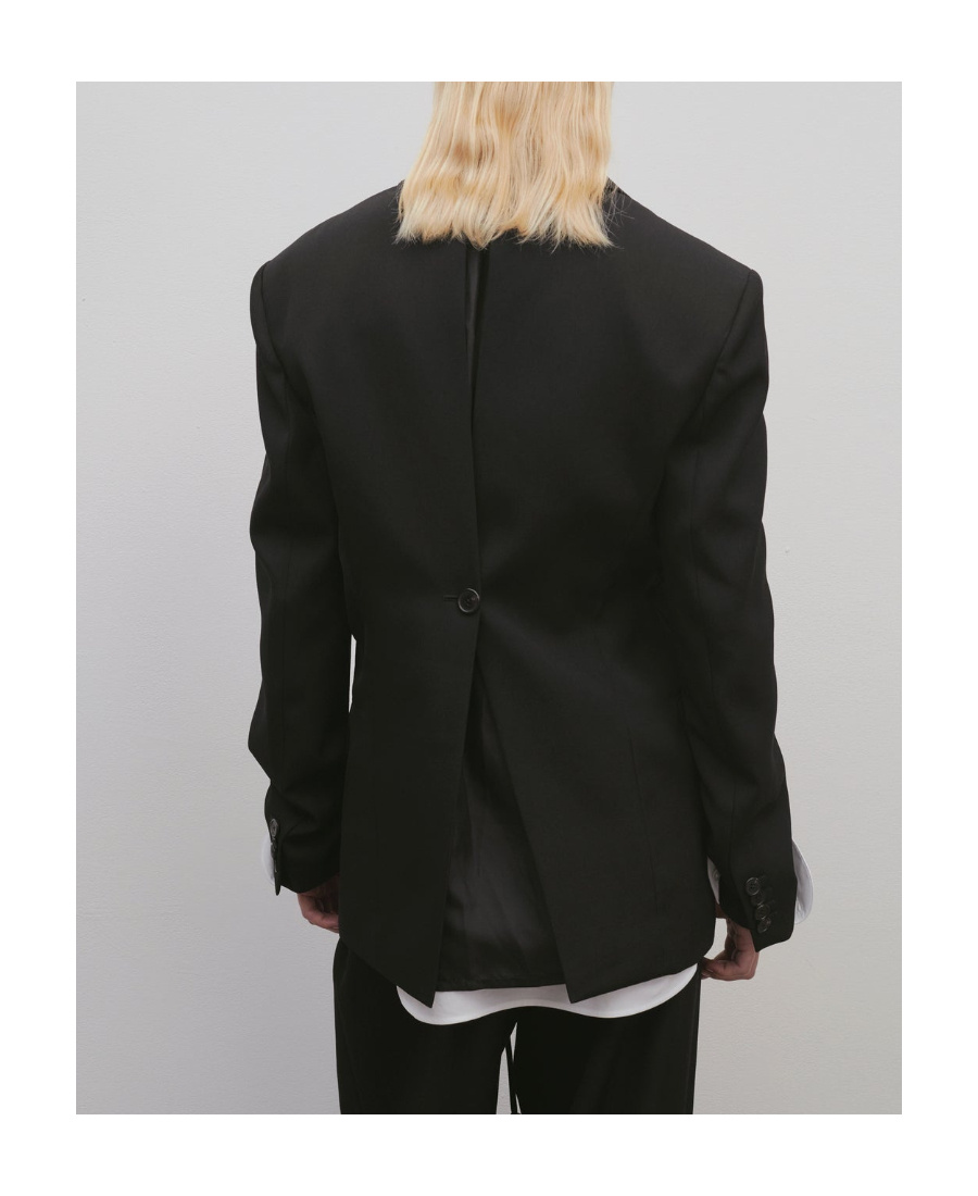 The Row Viper Single-breasted Blazer In Black