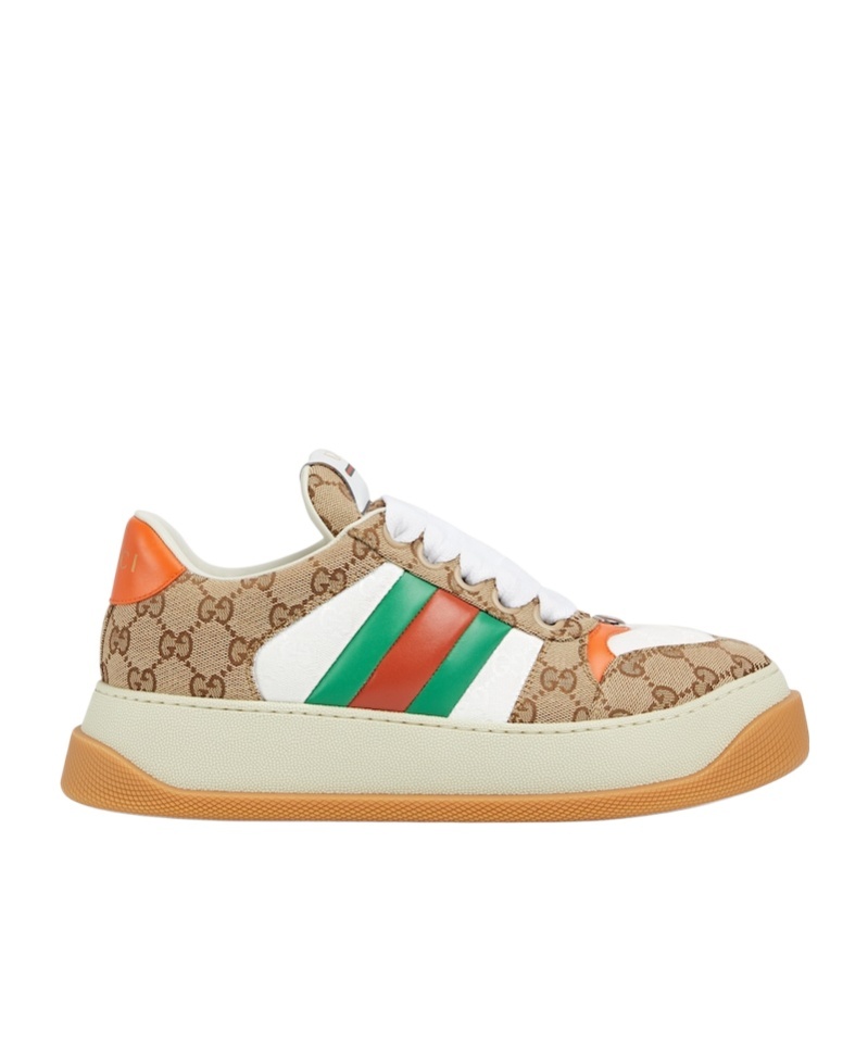 GUCCI GUCCI DOUBLE SCREENER LOW-TOP SNEAKERS