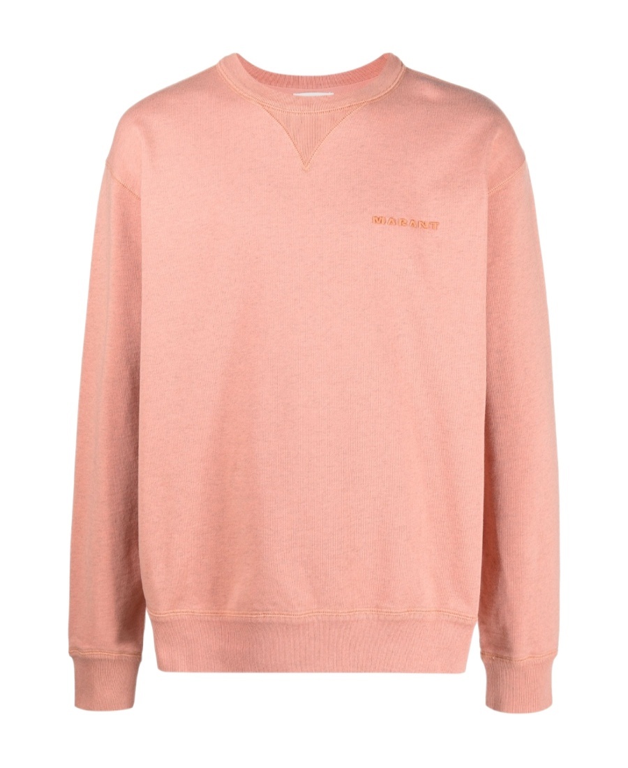 Isabel Marant Logo-embroidered Sweatshirt In Pink