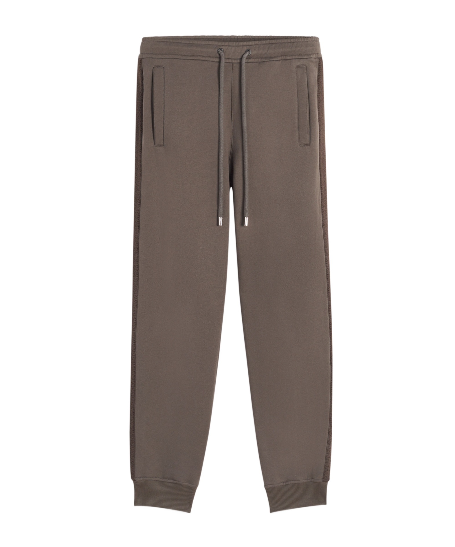 Lanvin Chevron-panel Drawstring Track Pants In Green