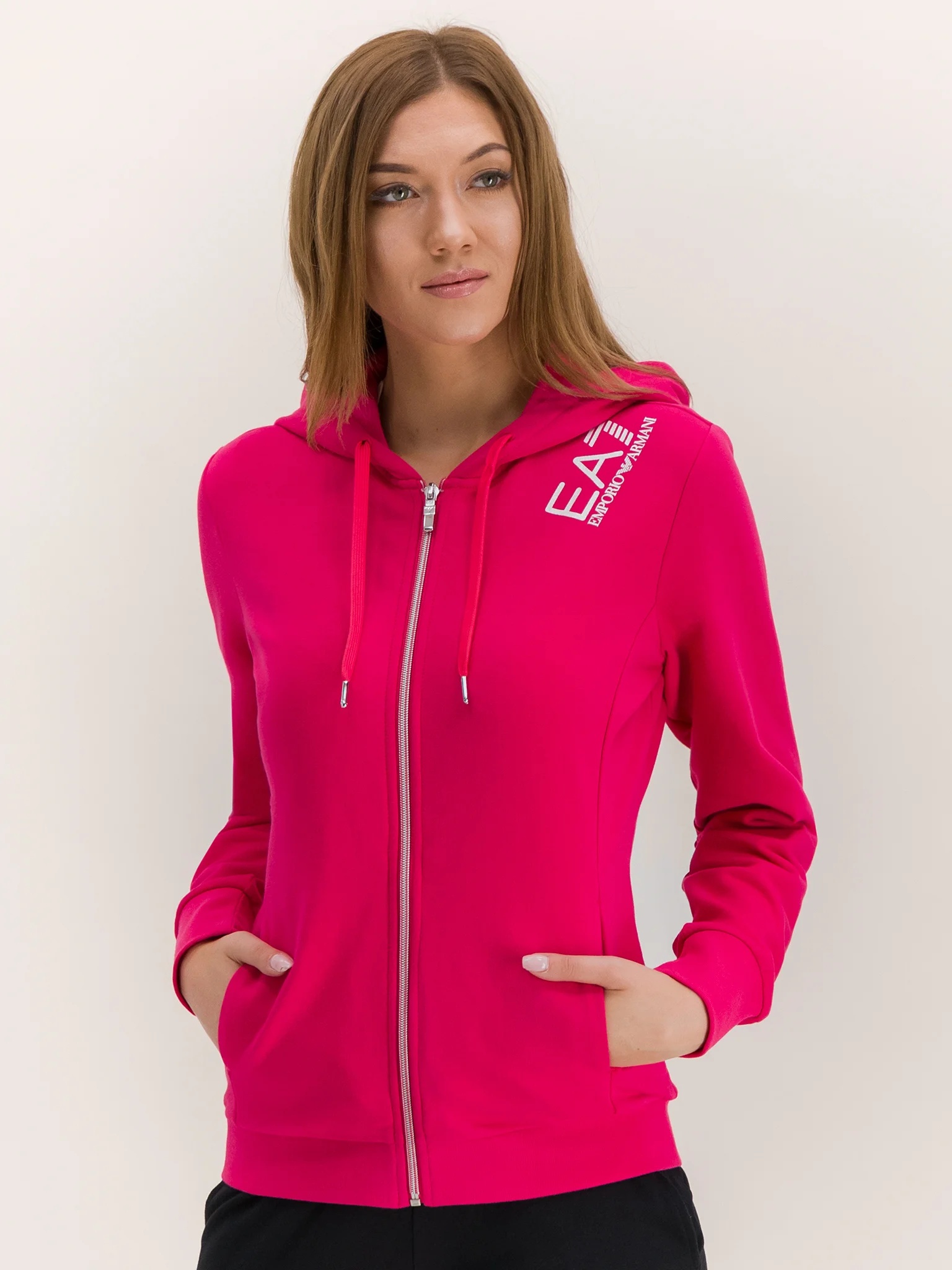 EA7 LOGO AND HAT CASUAL JACKET 