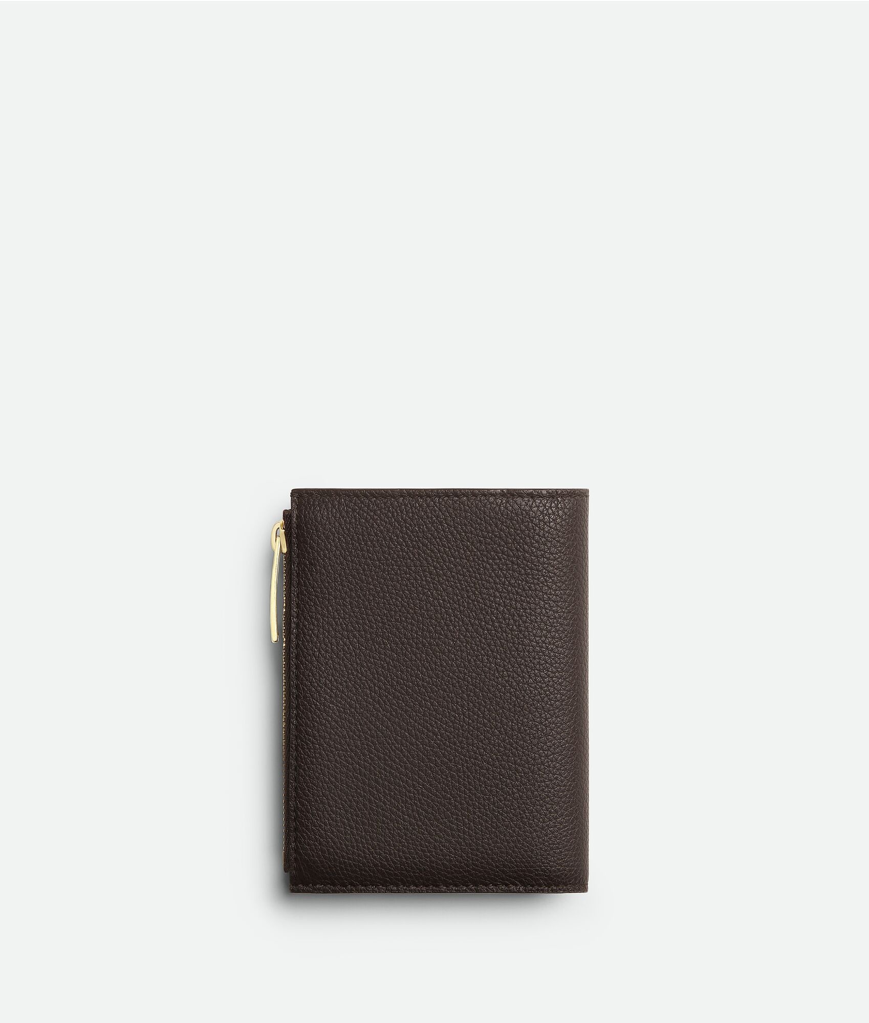 Bottega Veneta Small Double Fold Wallet In Black