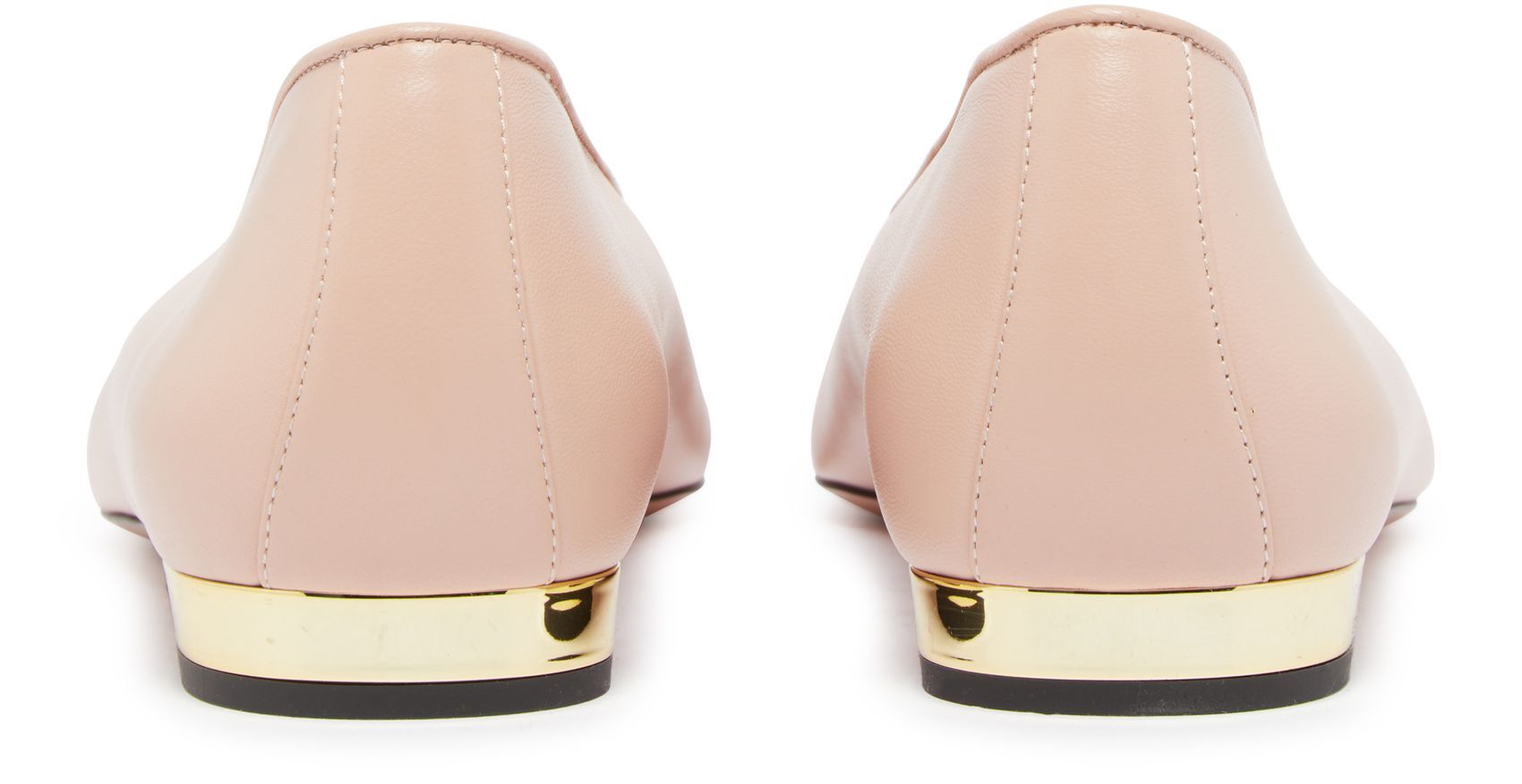 Aquazzura Pointed Ballet Shoes In Nude