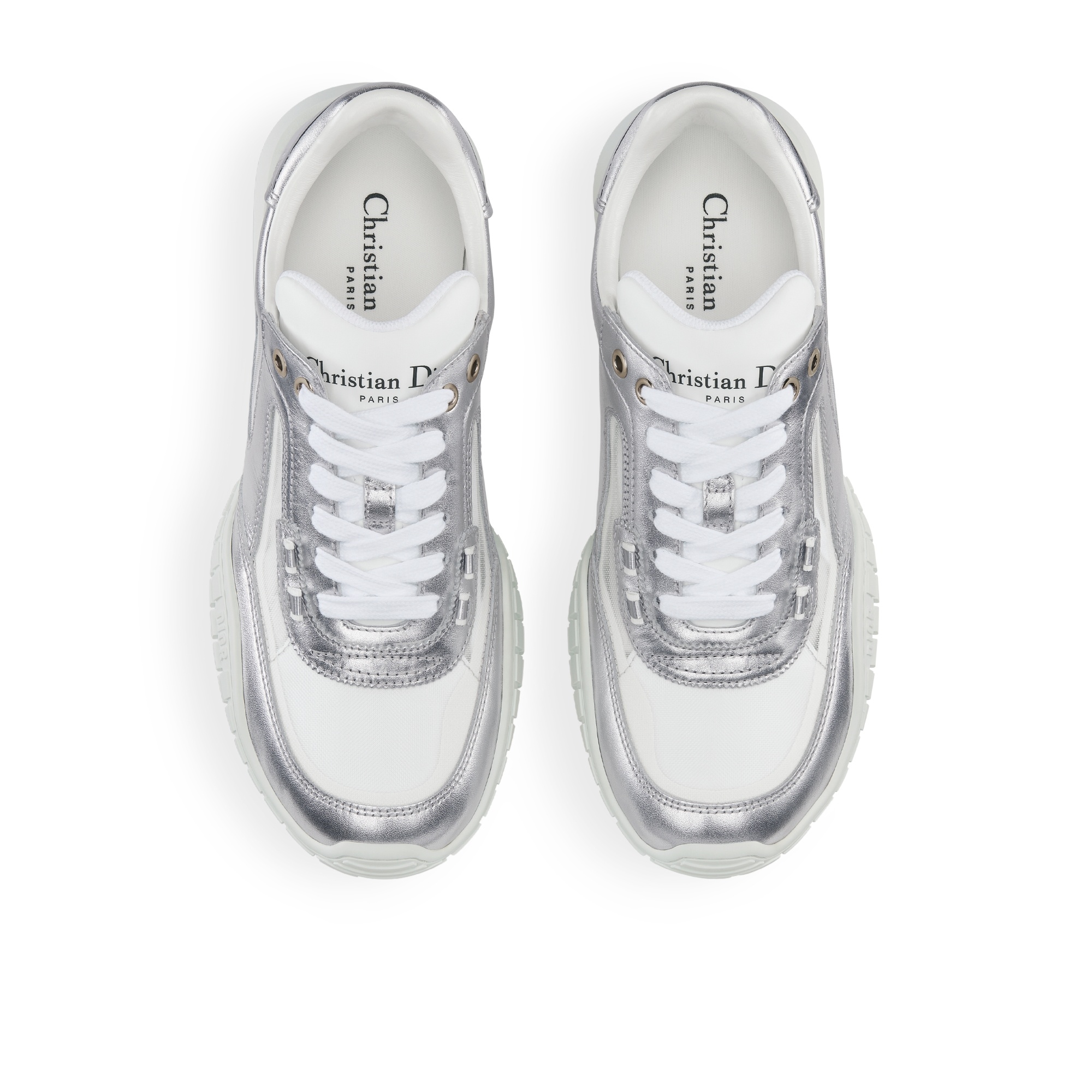 Dior Tech Sneaker In Silver