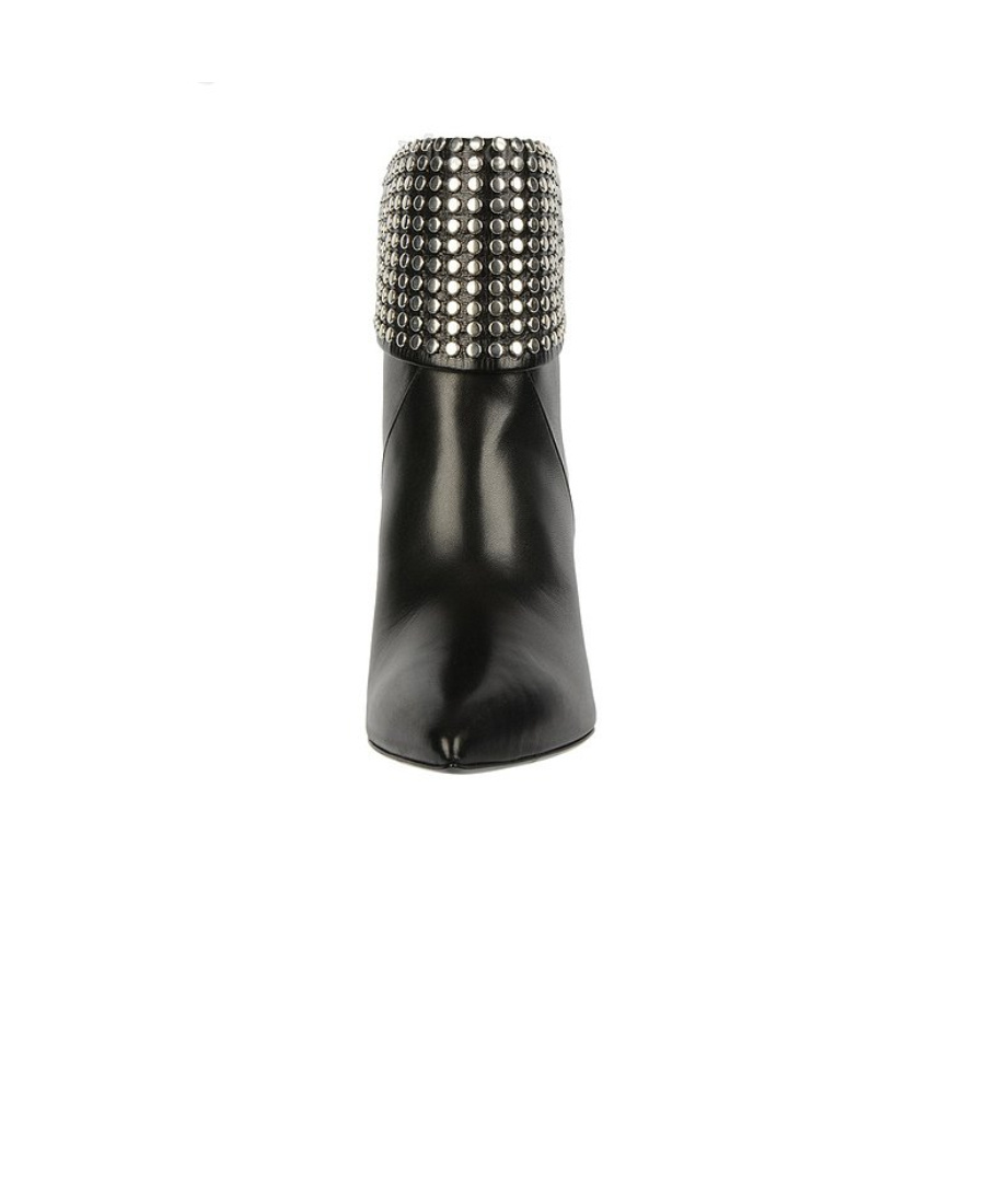Saint Laurent High-heeled Boots In Black
