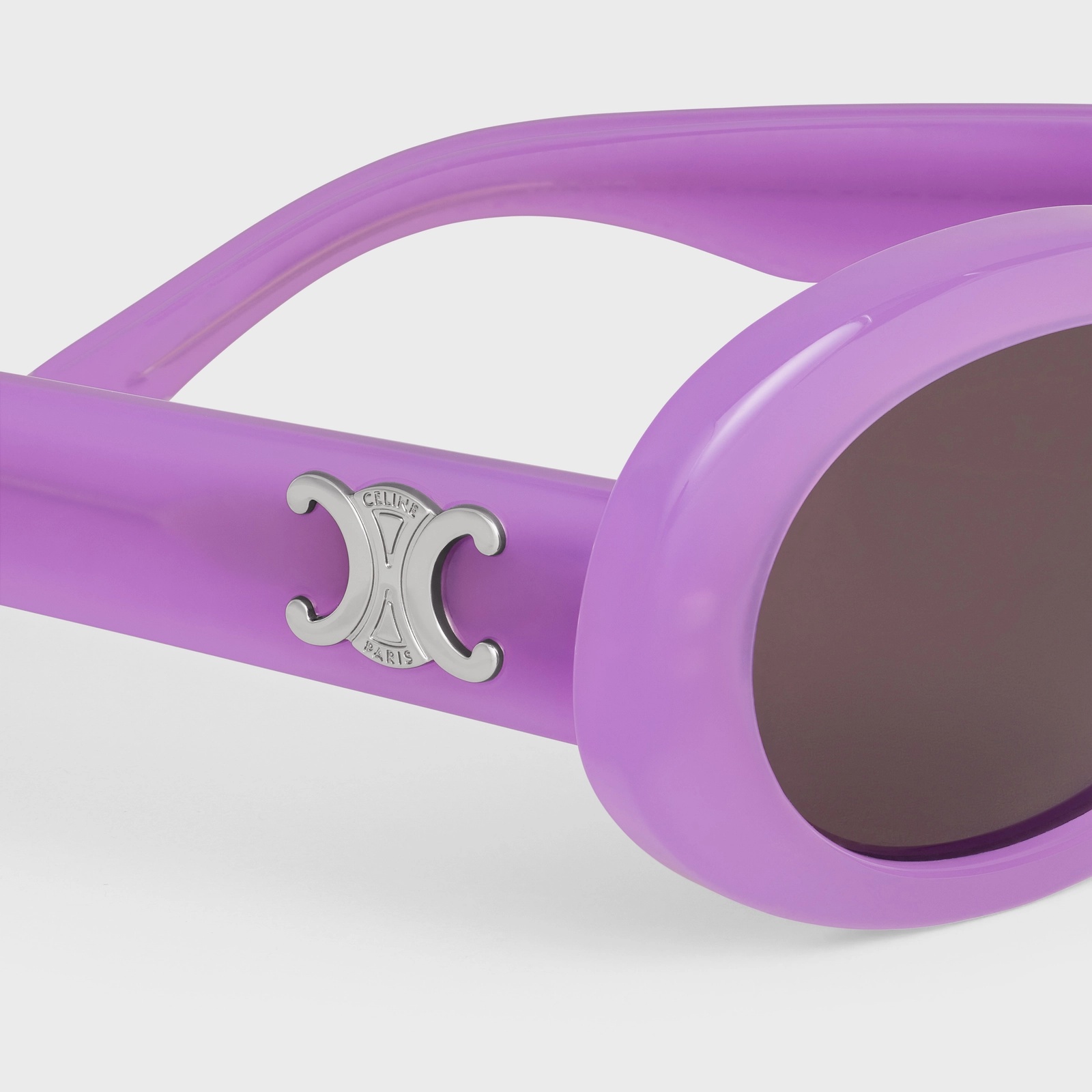 Celine Triomphe 01 Sunglasses In Purple