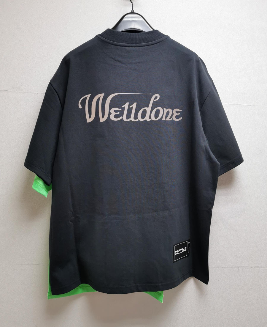 We11 Done Remake Reflective Logo-printed T-shirt In Green