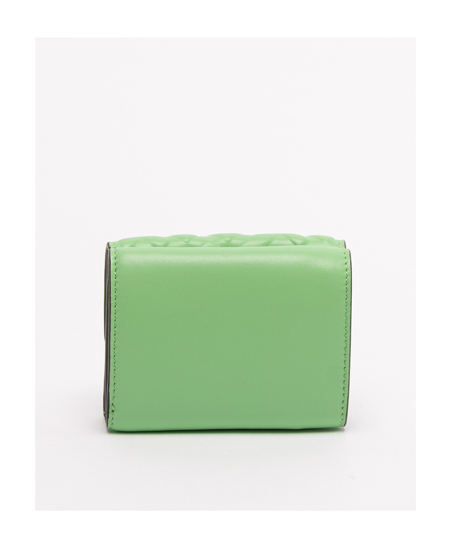 Fendi Rectangular Trifold Wallet In Green