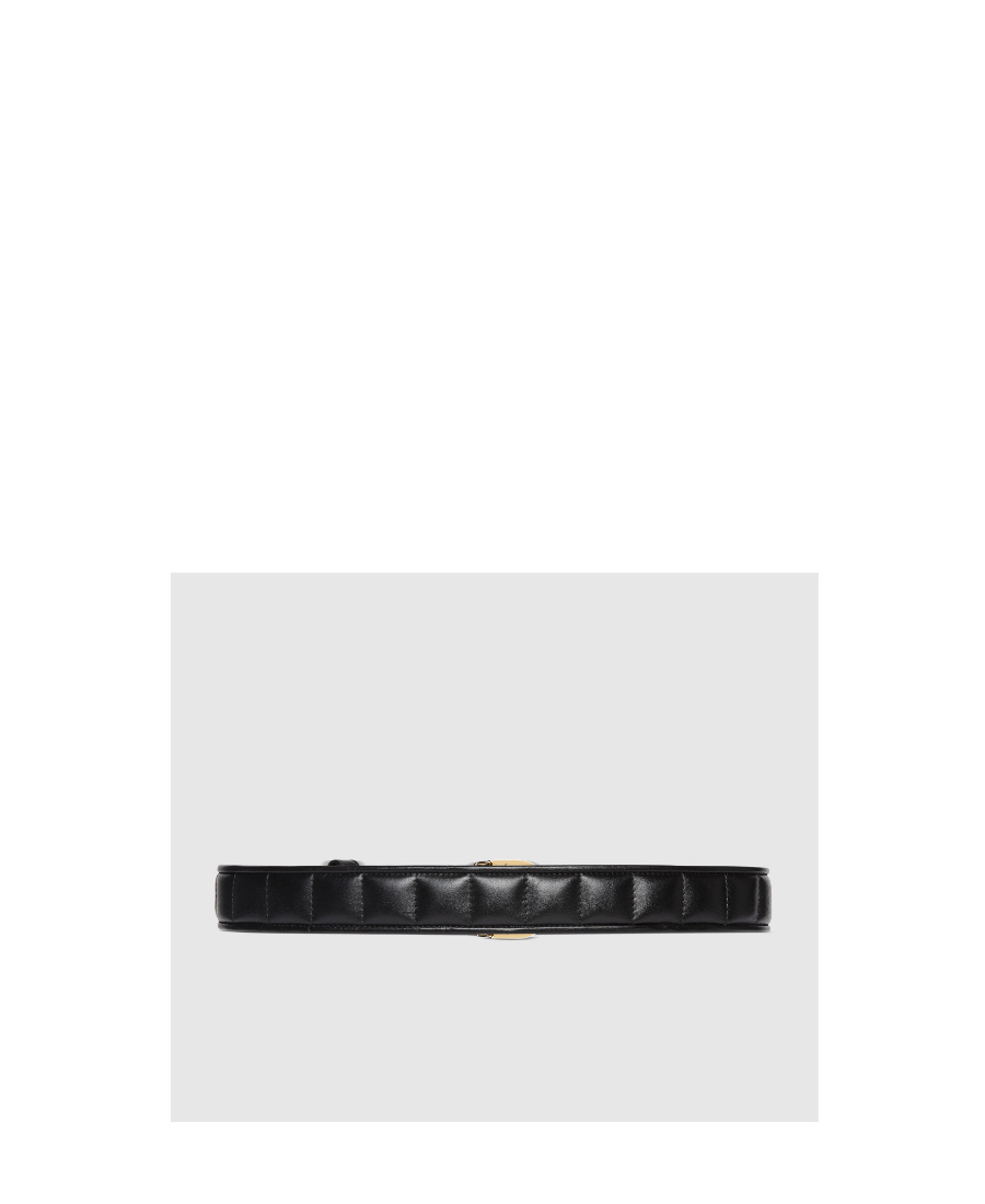 Gucci Interlocking G-buckle Belt In Black
