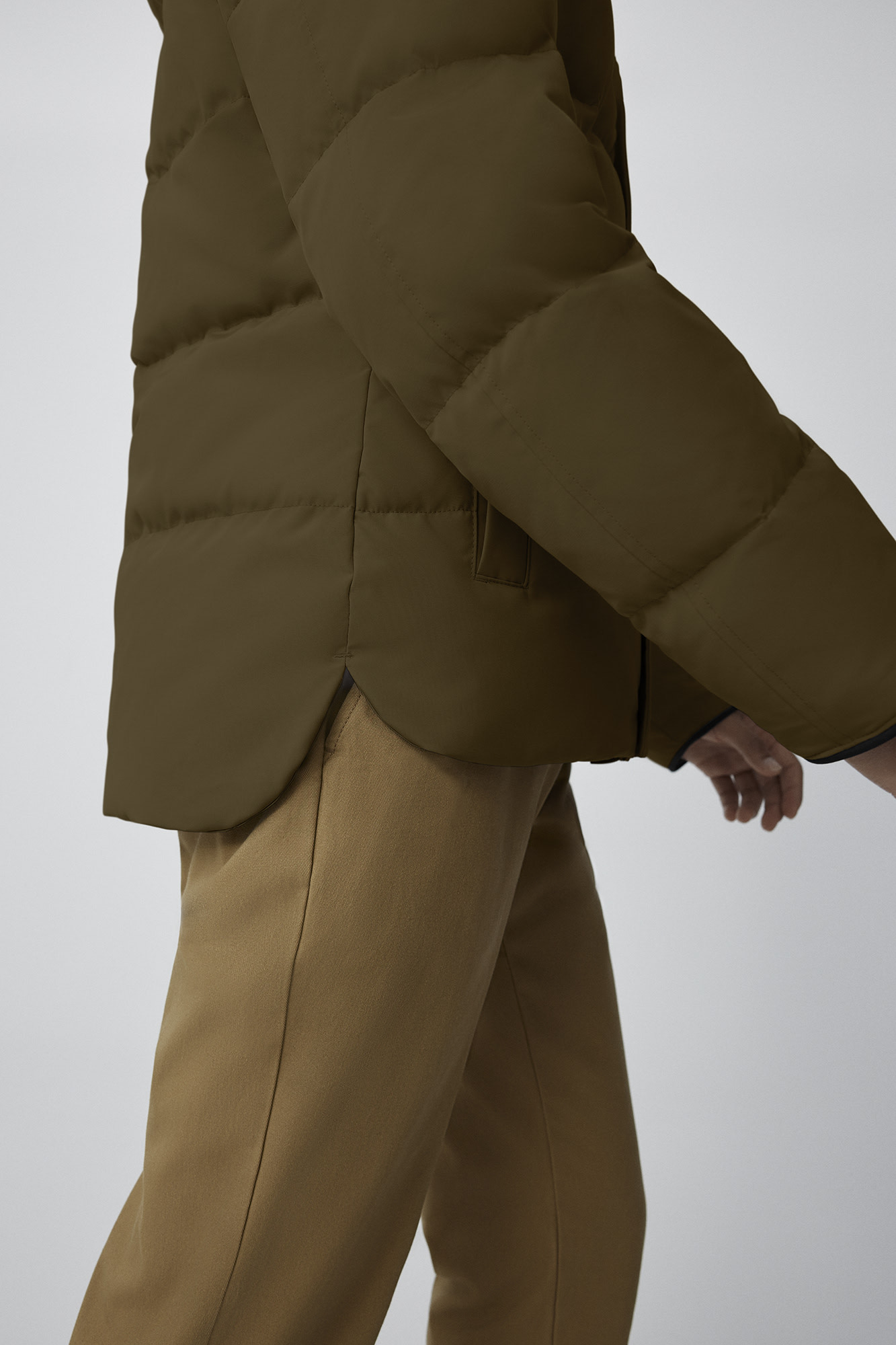 Shop Canada Goose Macmillan Padded Jacket In Green