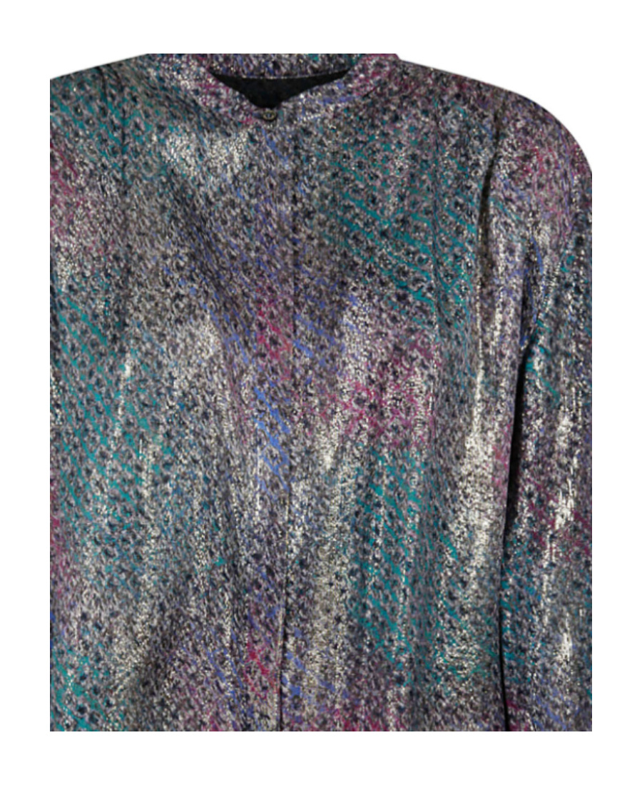 Isabel Marant Long-sleeved Shirt With Vertical Collar In Black