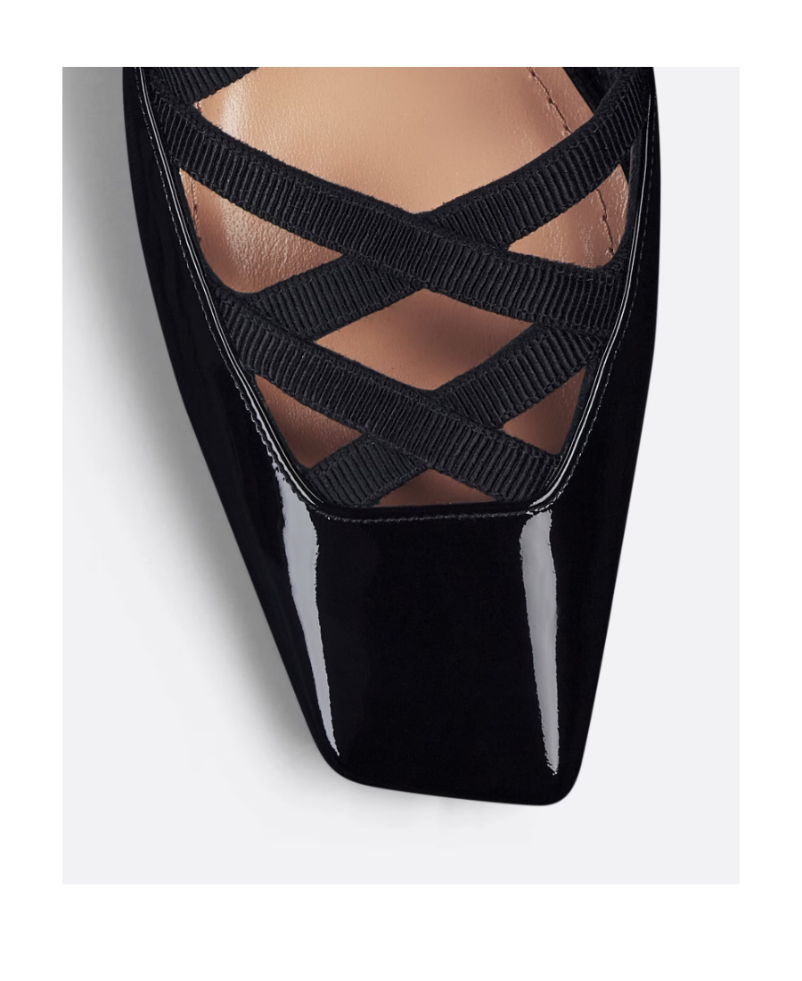 Dior D-envol Laced Pump In Black