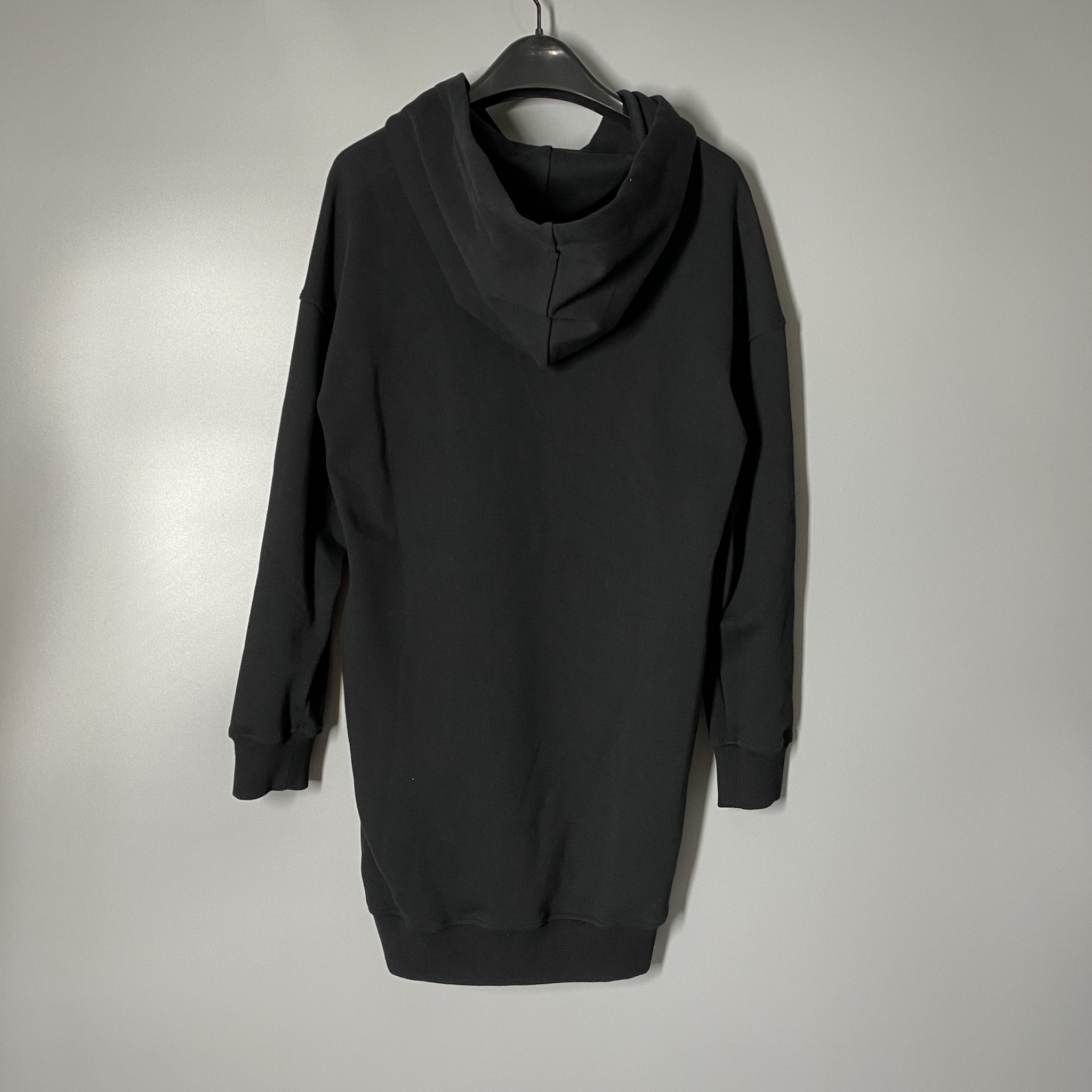 Moschino Bear Pattern Long Sweater In Black