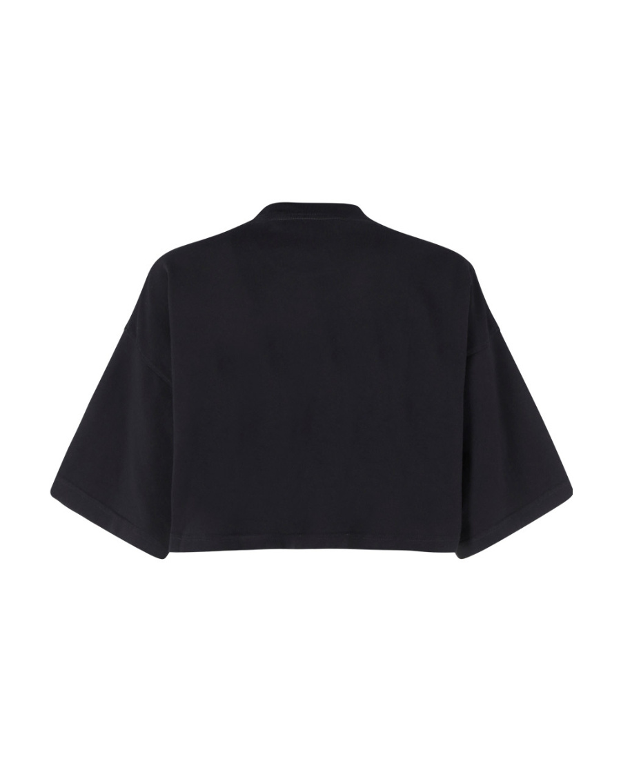 Palm Angels Logo-print Cropped T-shirt