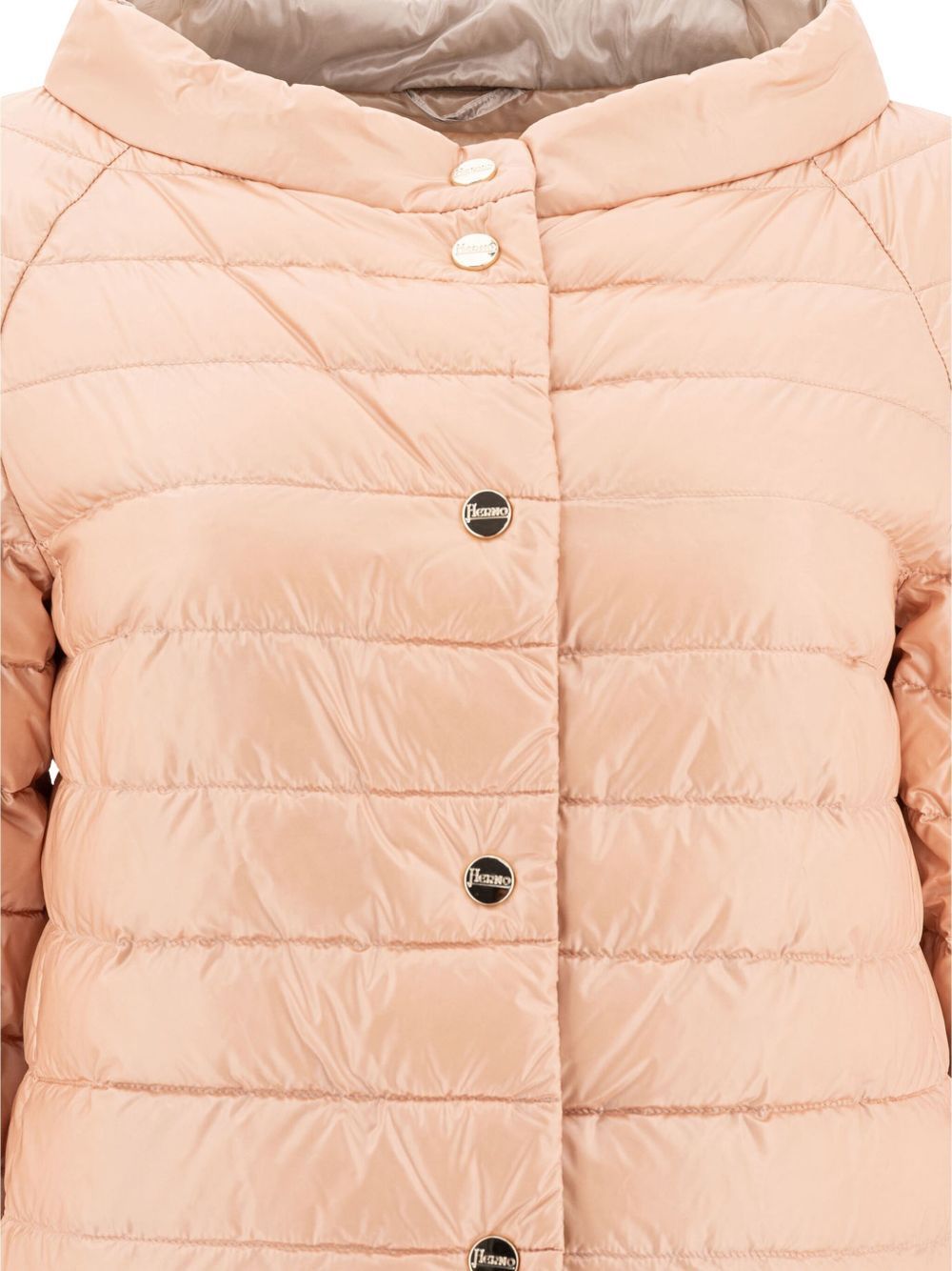 Herno Nylon Lightweight Reversible Cape In Orange