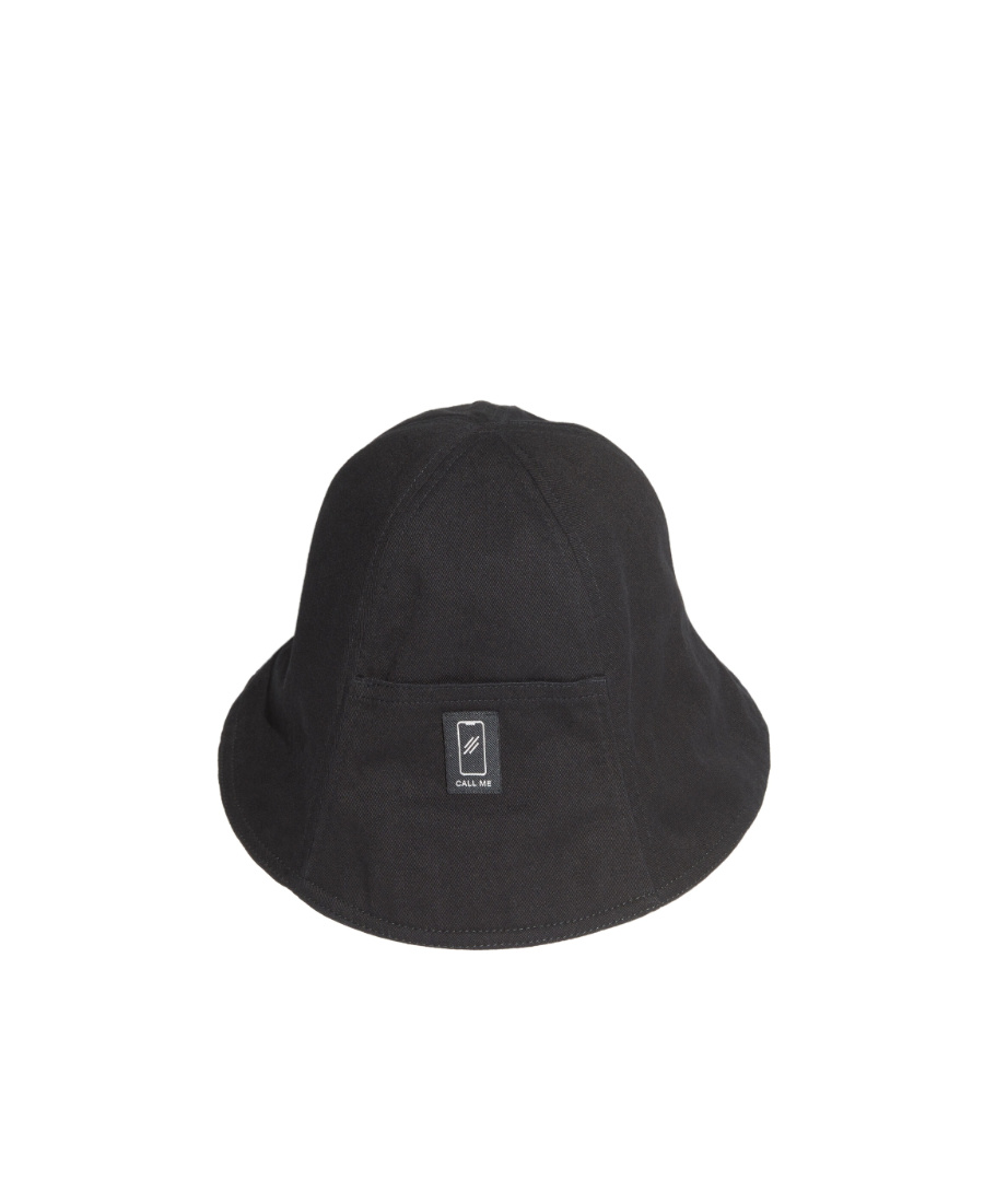 Acne Studios Embroidered-logo Bucket Hat In Black