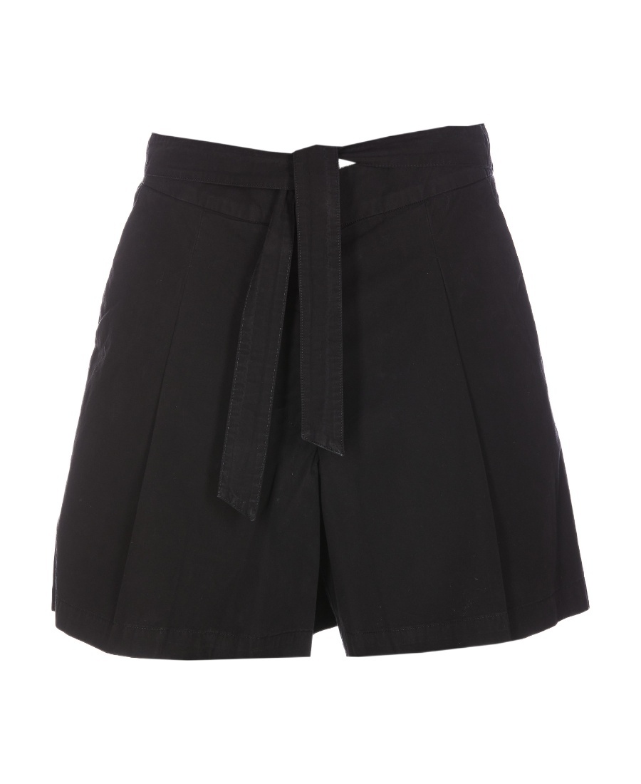 Apc Camberra Belted Tailored Shorts In Black