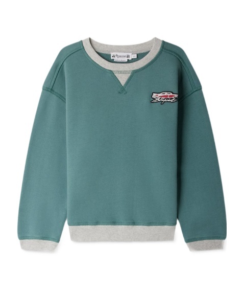 Bonpoint Erol Car-embroidered Sweatshirt In Blue