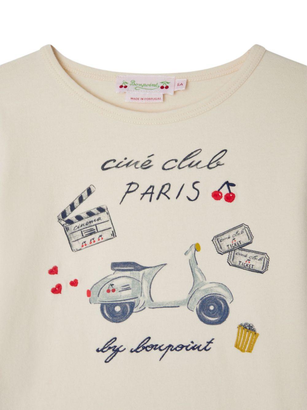 Bonpoint Organic Cotton Tidjiane T-shirt In Neutral