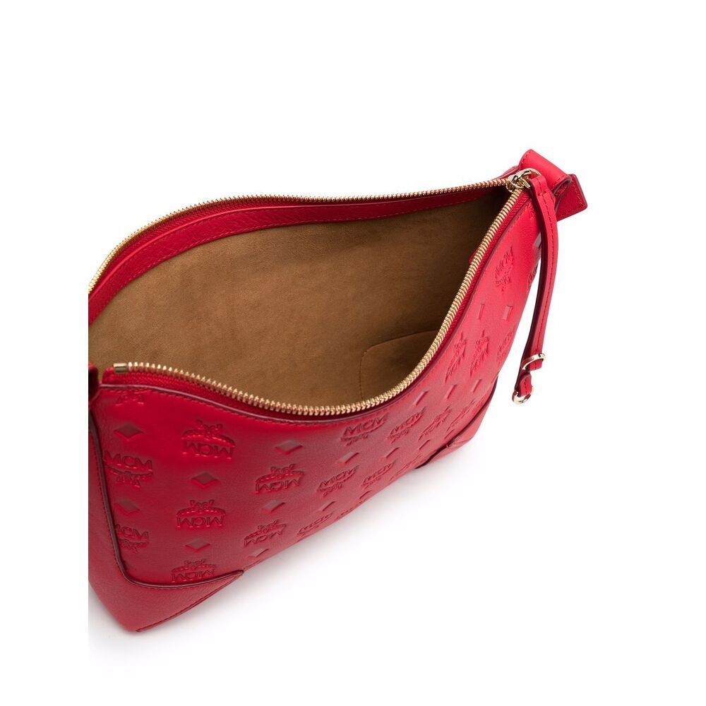 Mcm Klara Shoulder Bag In Red