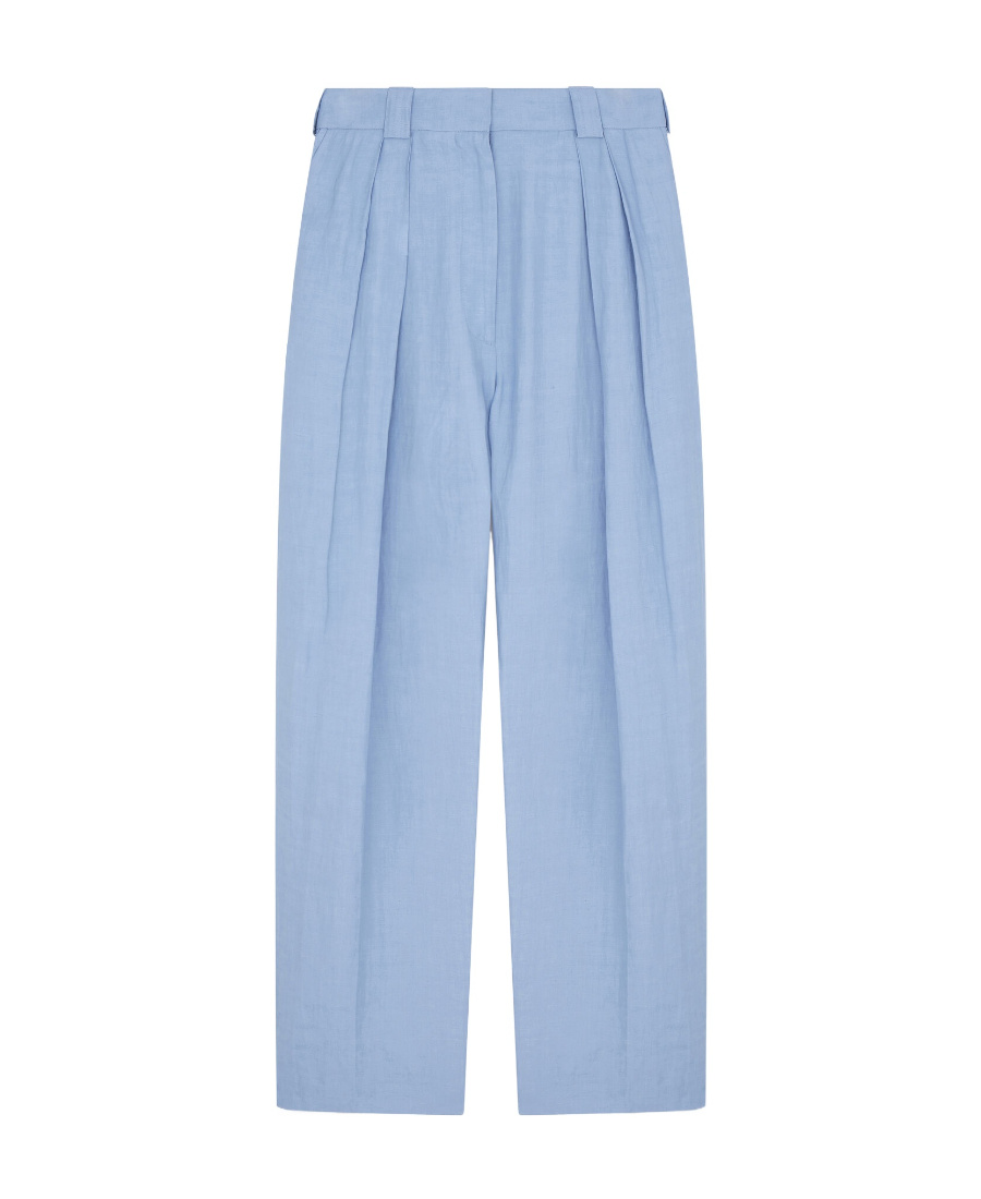 Stella Mccartney High-rise Tailored Trousers In Blue