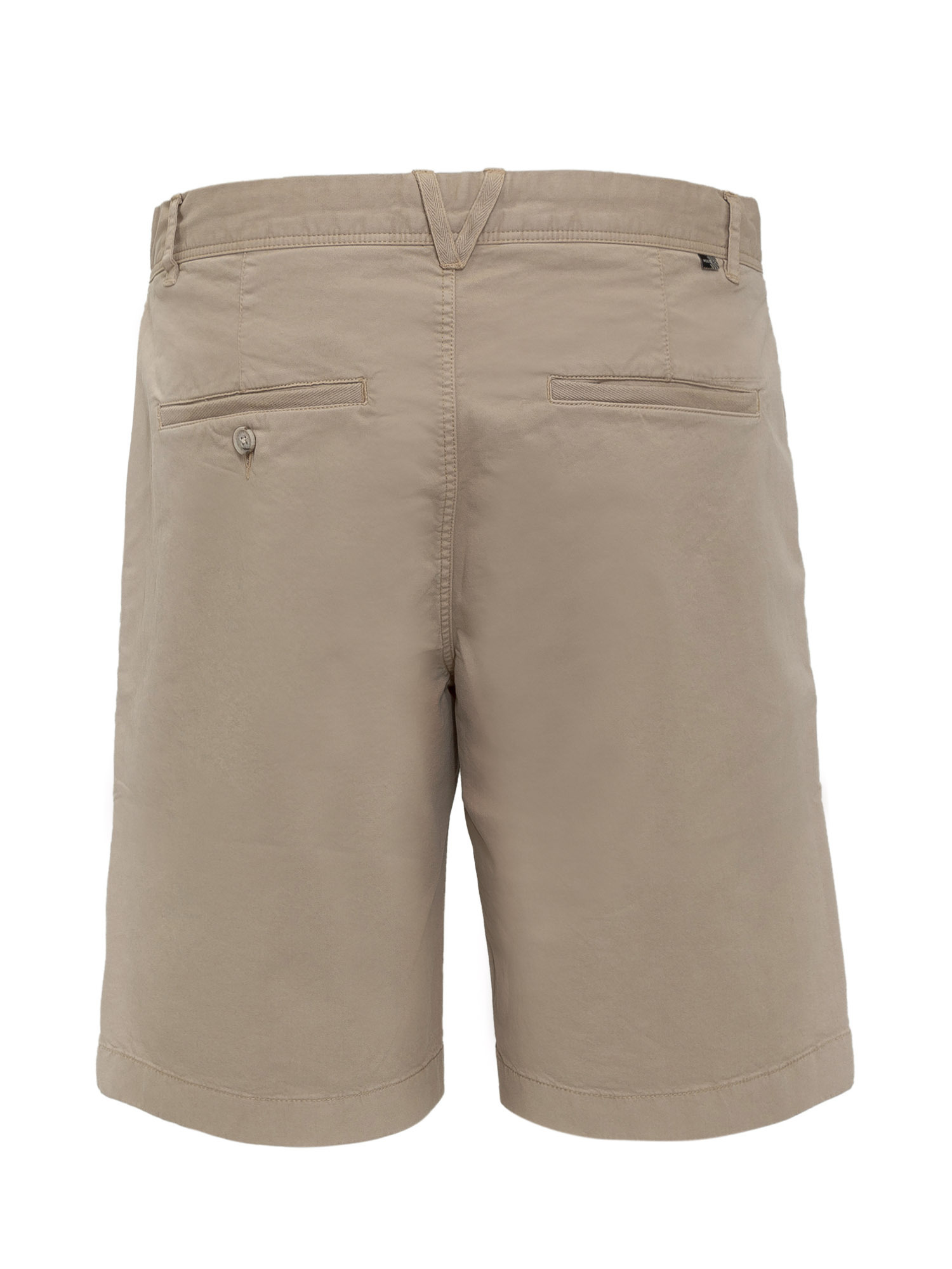 Woolrich Mid-rise Bermuda Shorts In Nude