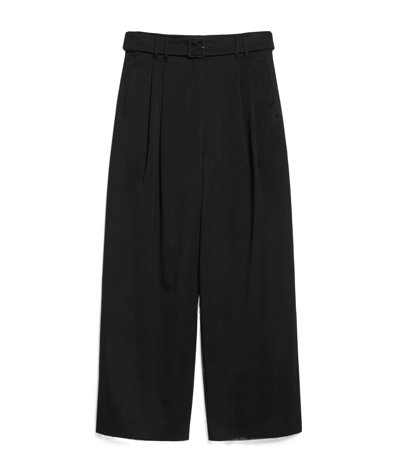 Max Mara Gabardine Trousers In Black