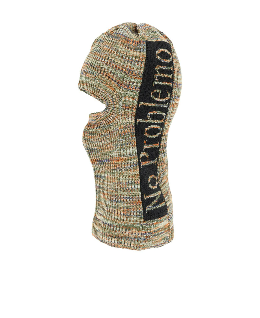 Aries Logo Intarsia Knitted Balaclavas In Multicolor