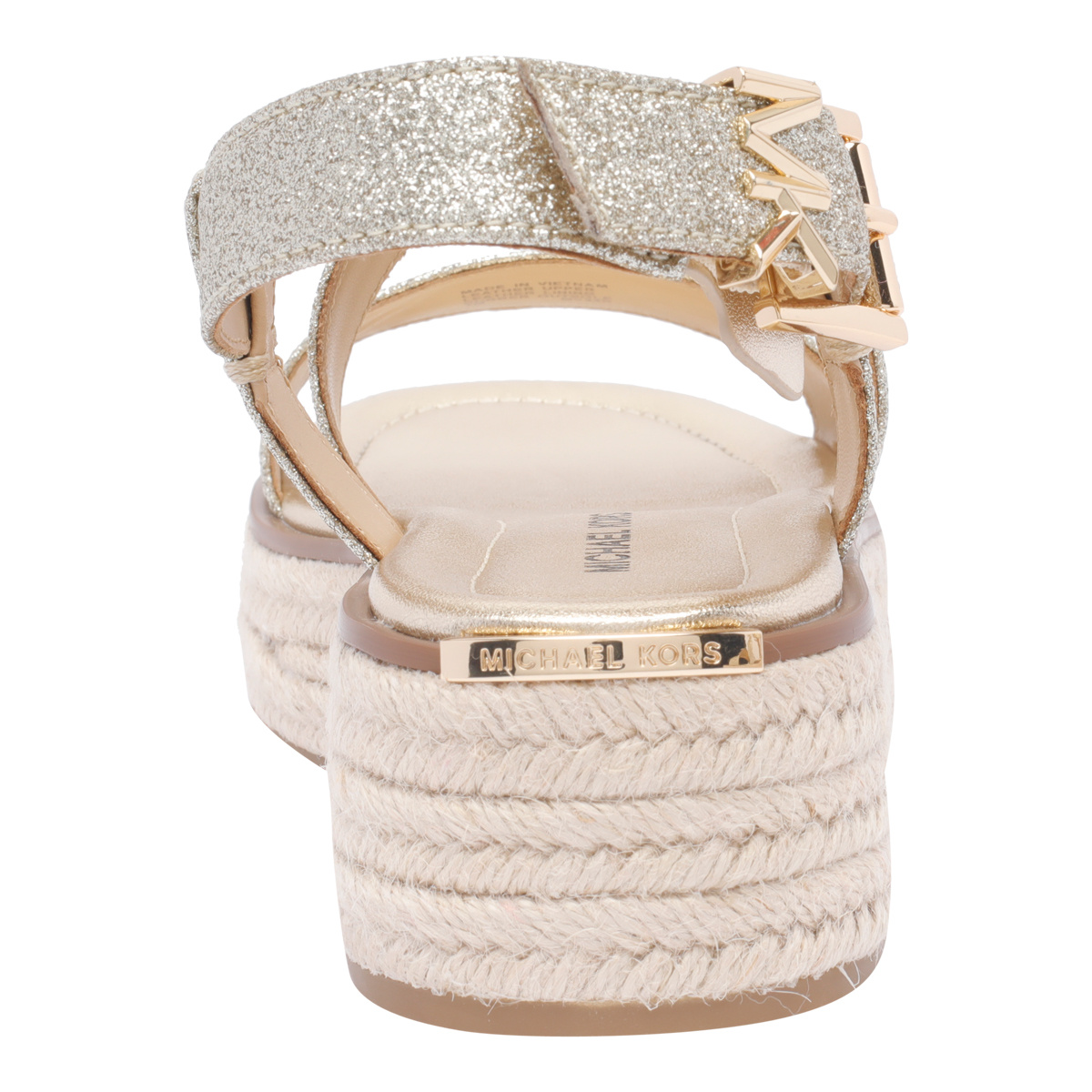 Michael Michael Kors Platform Sandals In Metallic