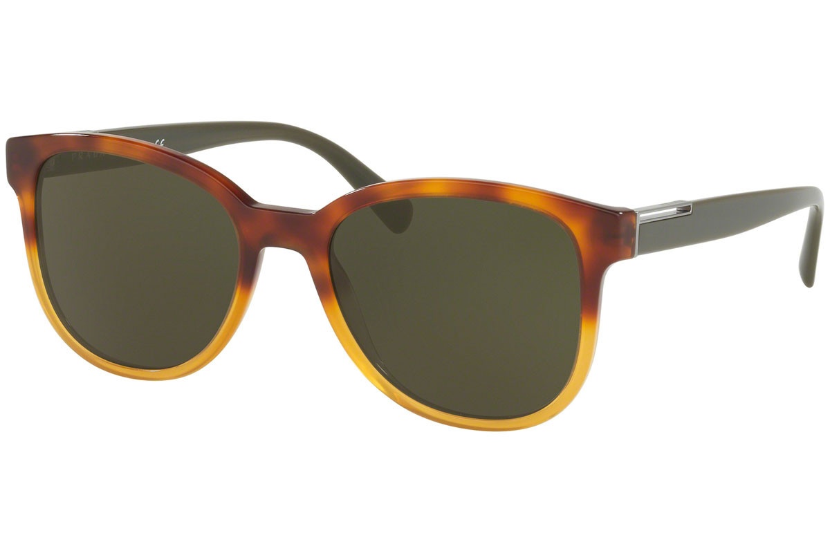 Prada Logo Sunglasses In Green