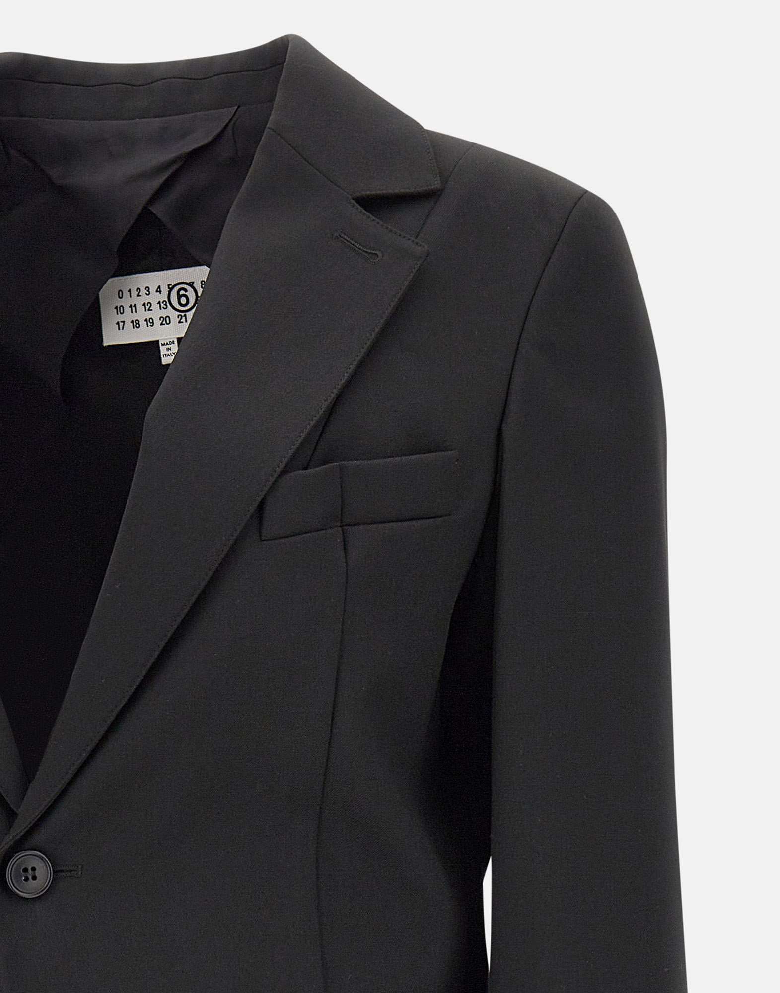 Mm6 Maison Margiela Single-breasted Blazer In Black