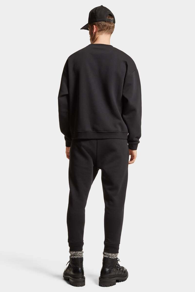 Dsquared2 Track Pants Man Pants Black Size Xl Cotton In Black