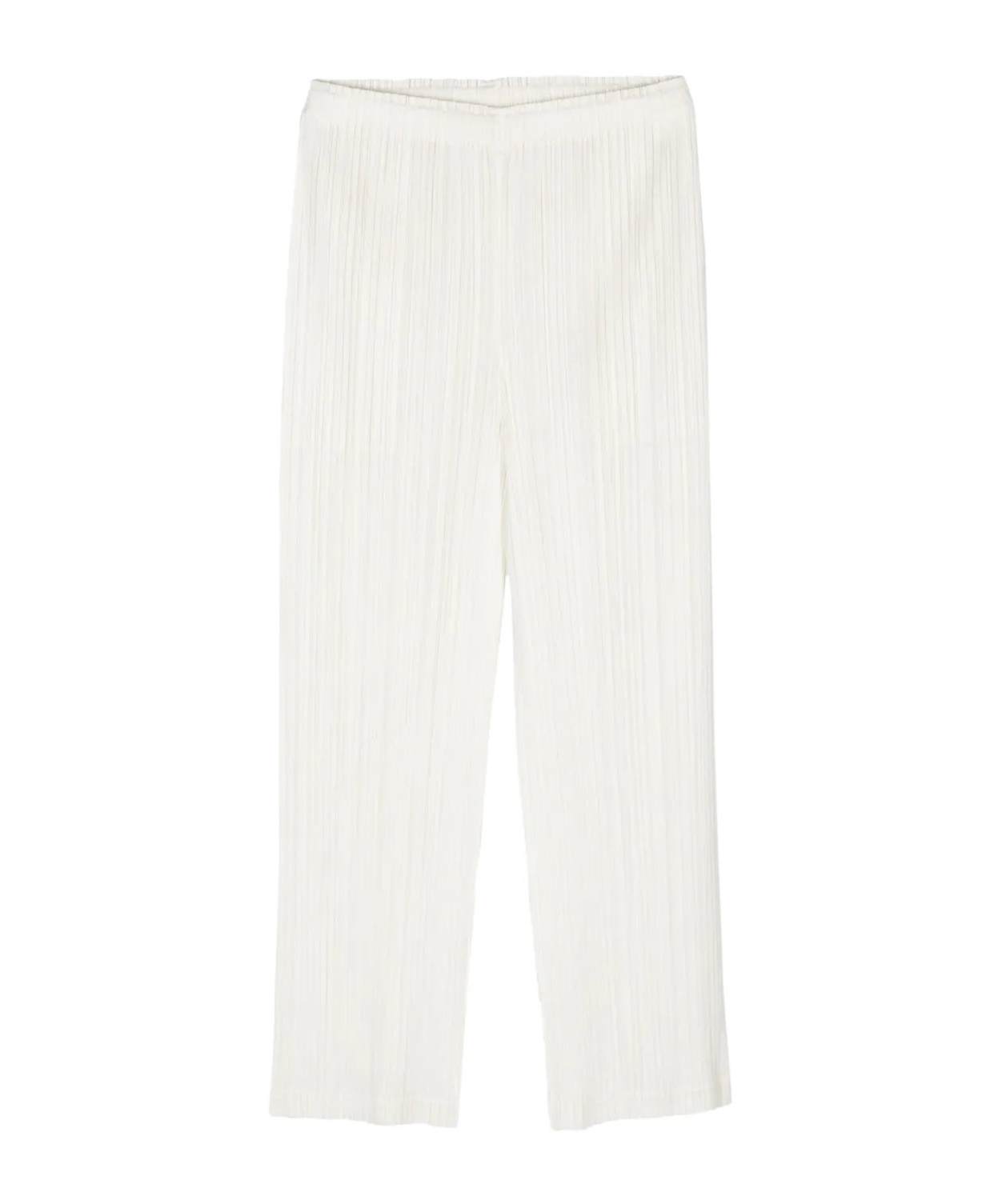 Issey Miyake Long Casual Pants In White