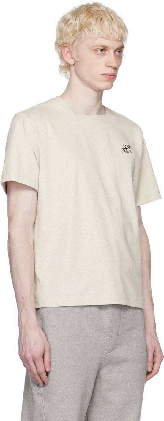 Ader Error Logo Short-sleeved T-shirt In White