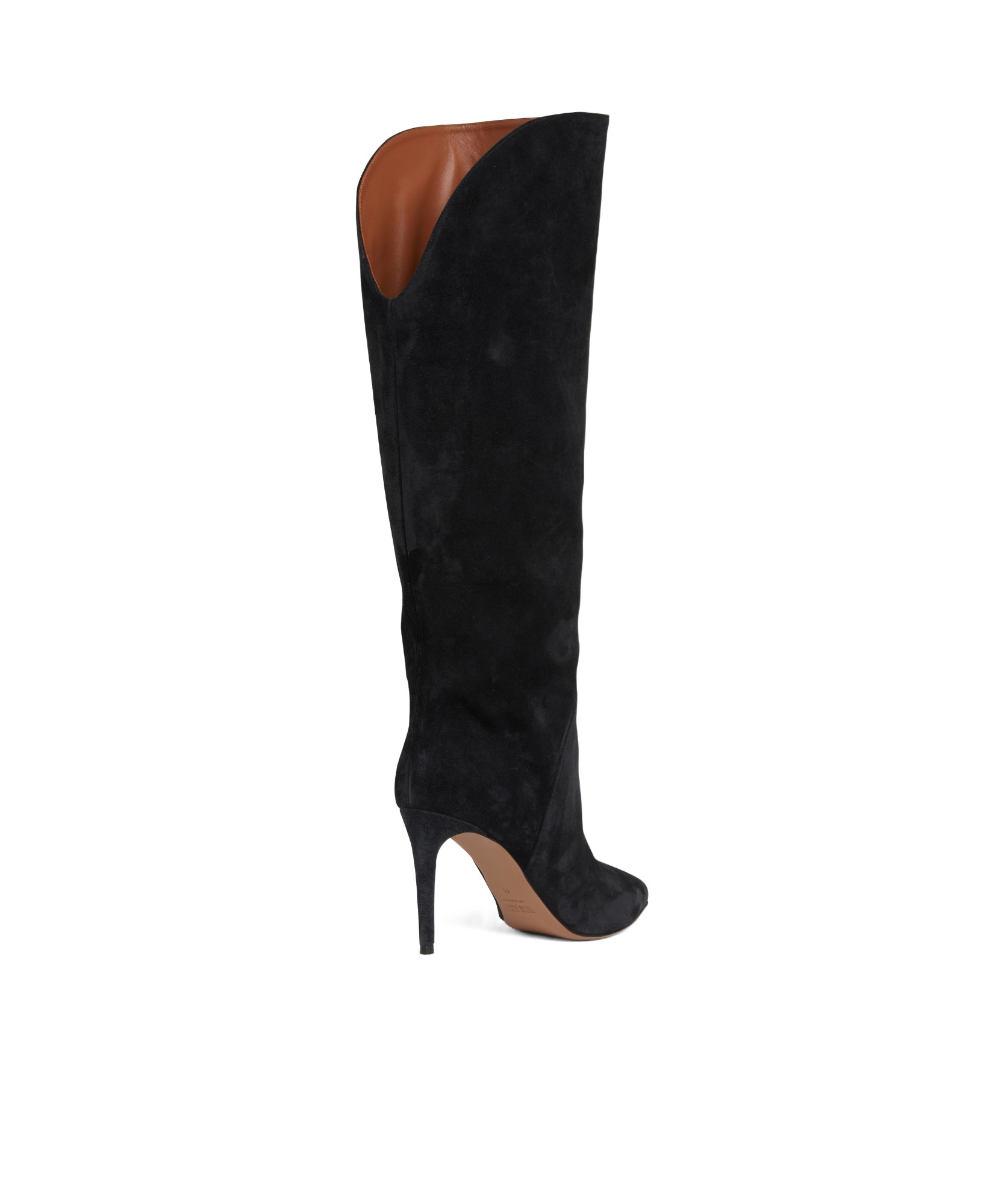 Paris Texas Pointed Toe Boots In Black