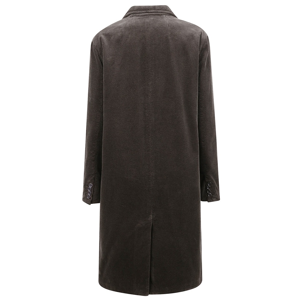 Aspesi Velvet Coat In Brown