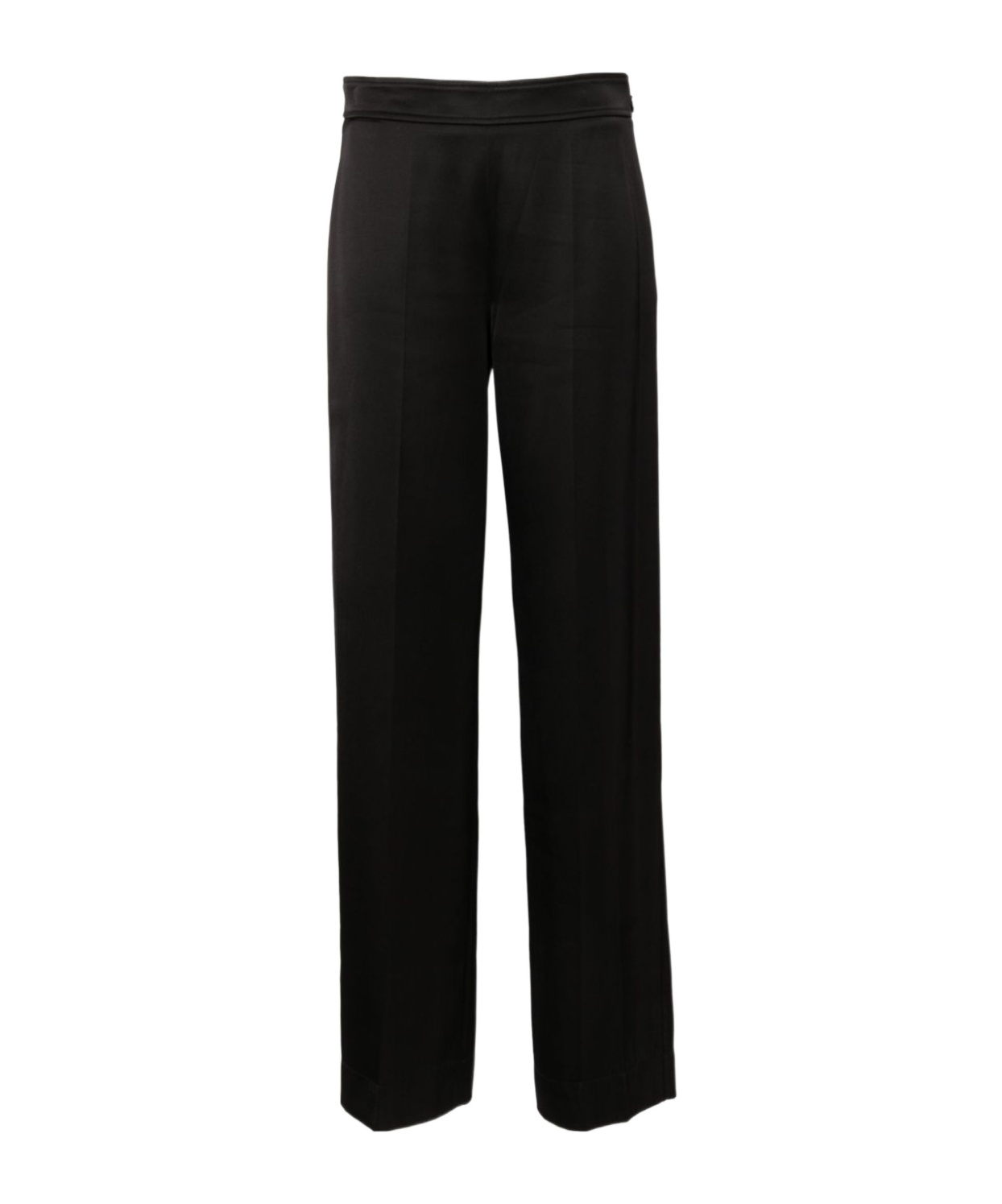 Jil Sander High Waist Wide-leg Trousers In Black