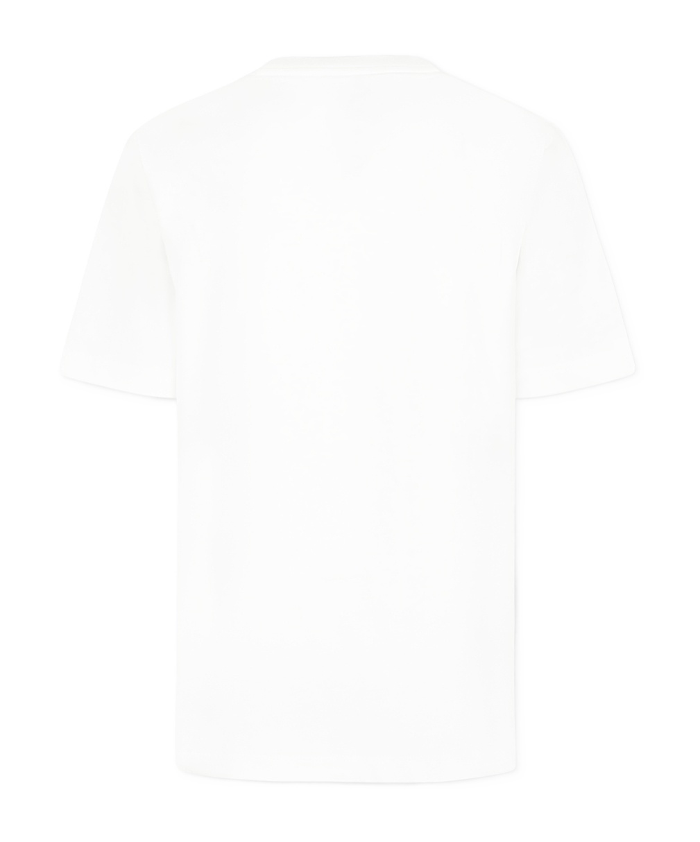 Mm6 Maison Margiela T-shirt Mit Nummern-print In White
