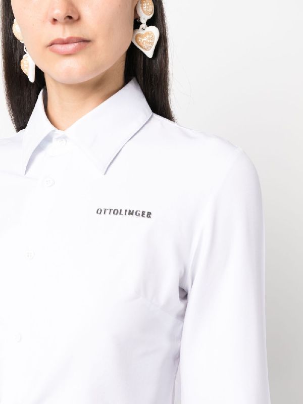 Ottolinger Long-sleeved Shirt In White