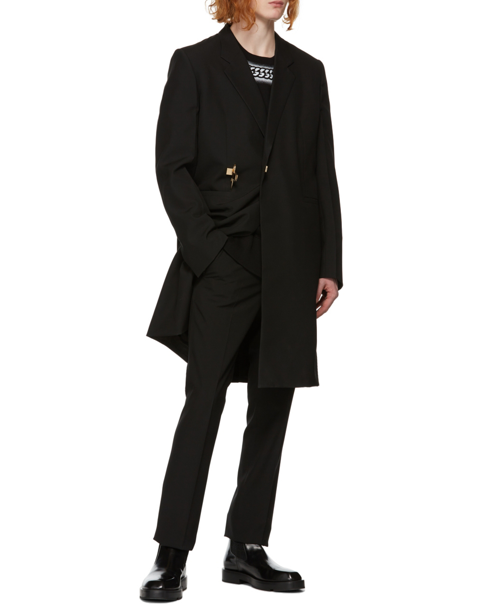 Givenchy X Chito Embossed Chain Print Sweatshirt In Black