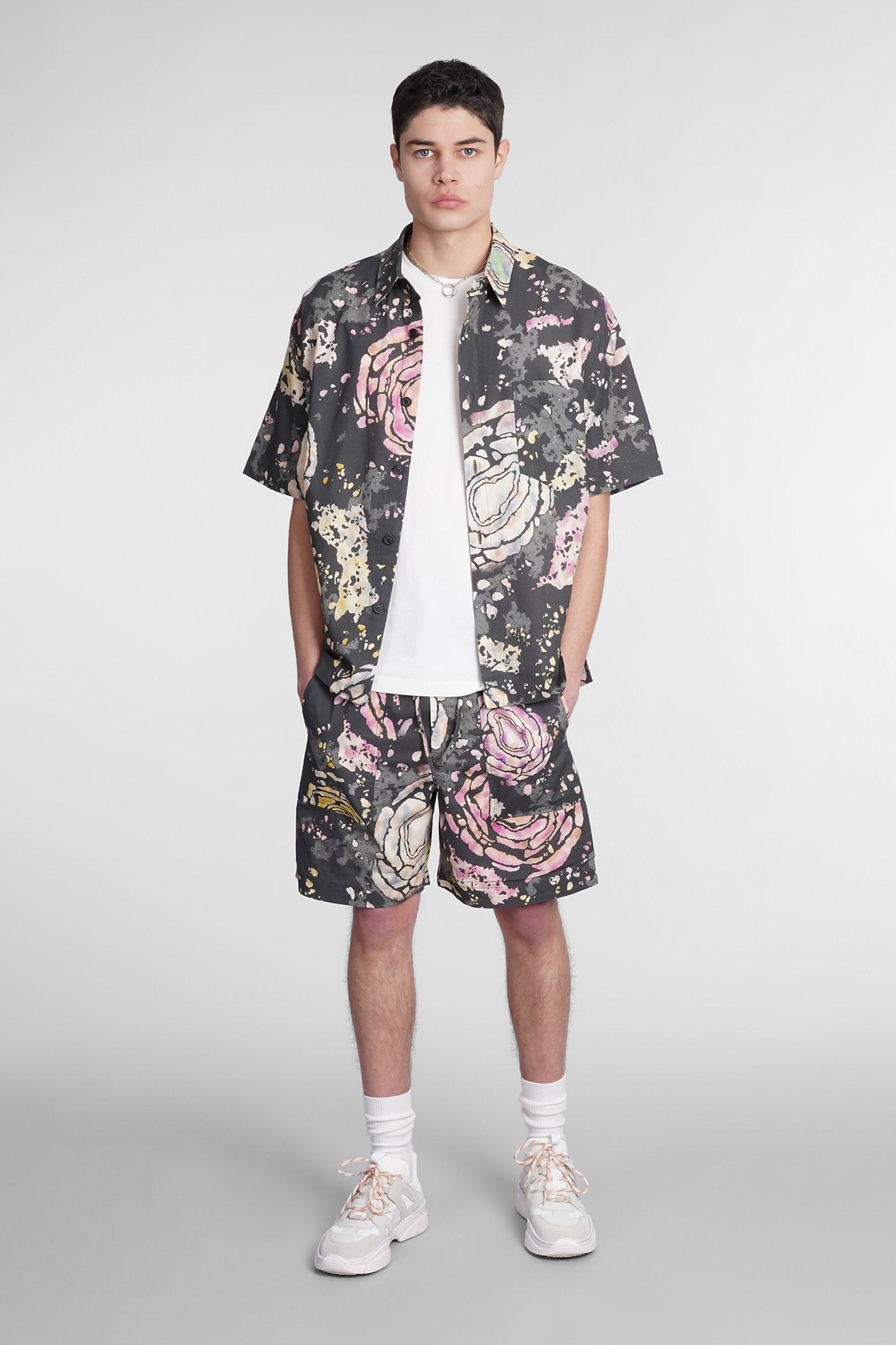 Isabel Marant Iggy Printed Shirt In Black